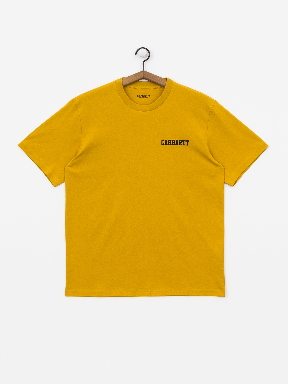Carhartt WIP College Script T-shirt (colza/black)