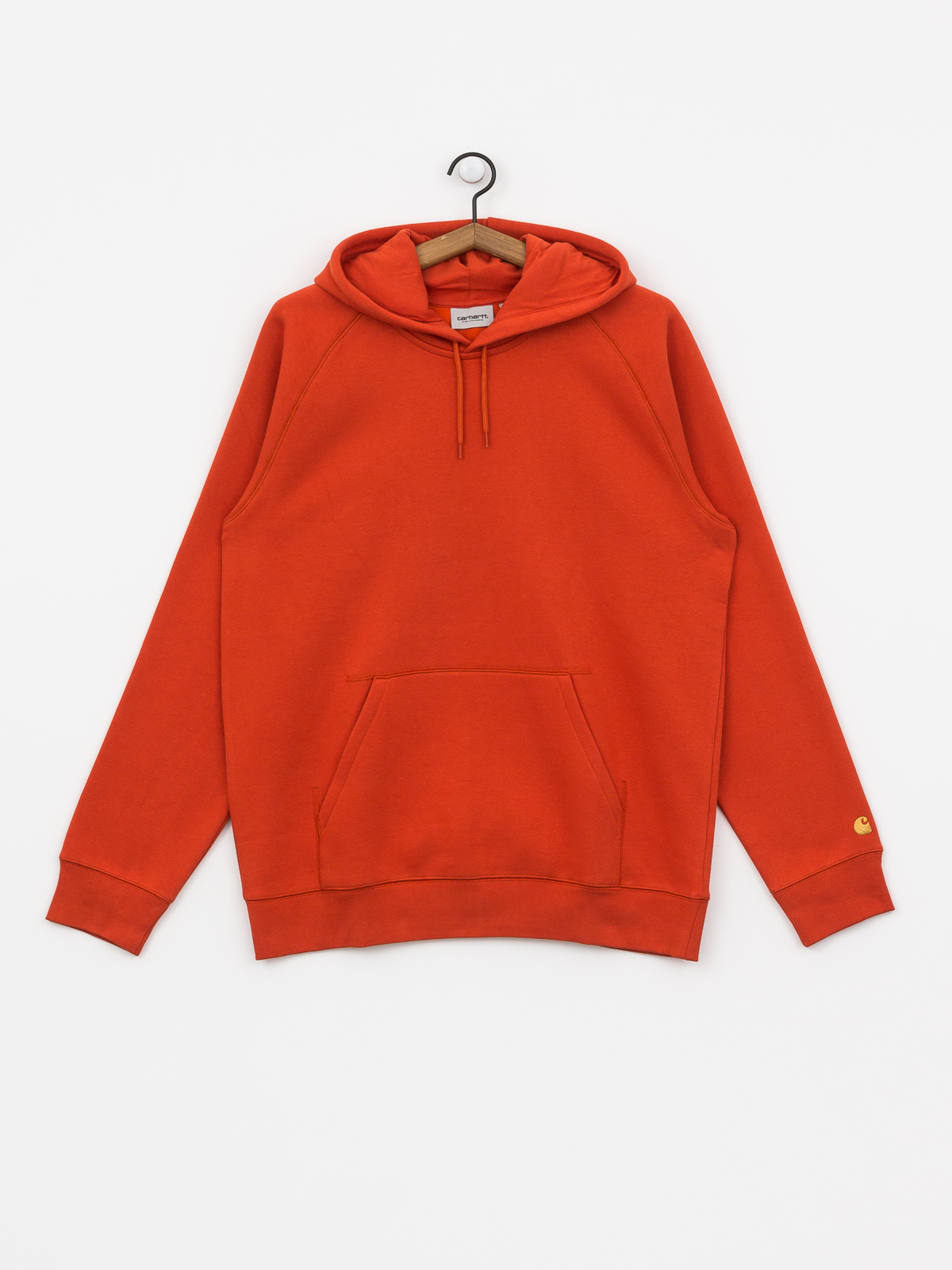 Carhartt WIP Chase HD Hoodie (brick orange/gold)