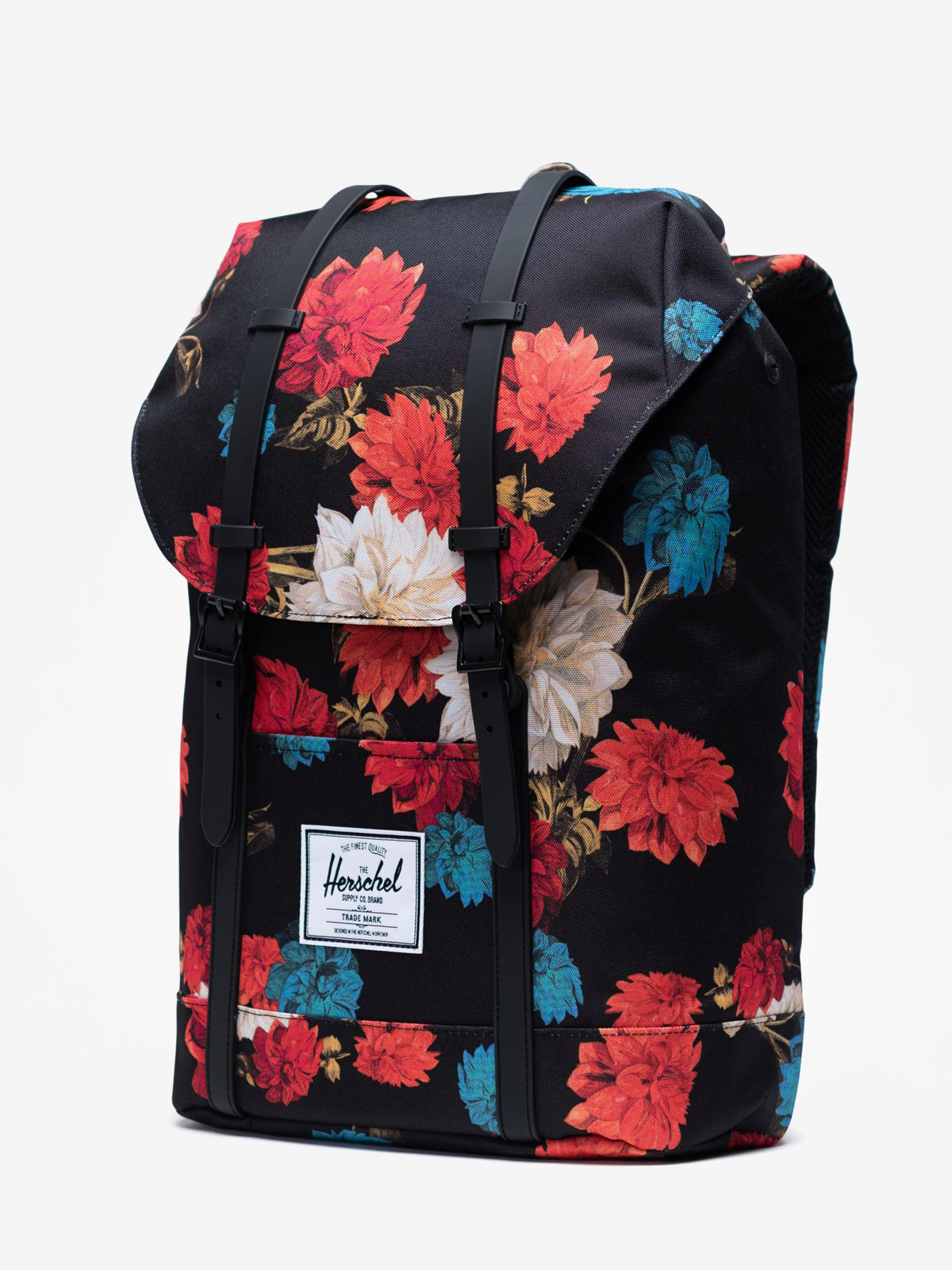 floral black bag
