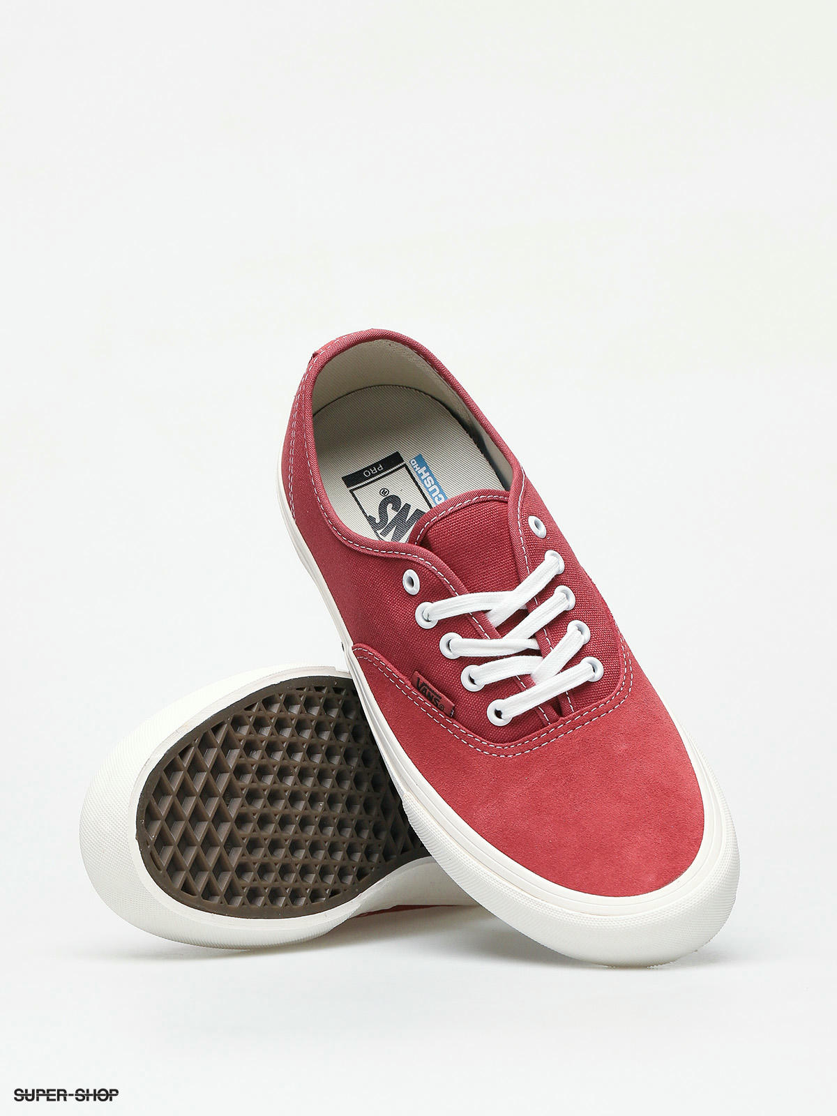 Vans Authentic Pro Shoes Mineral Red Marshmallow