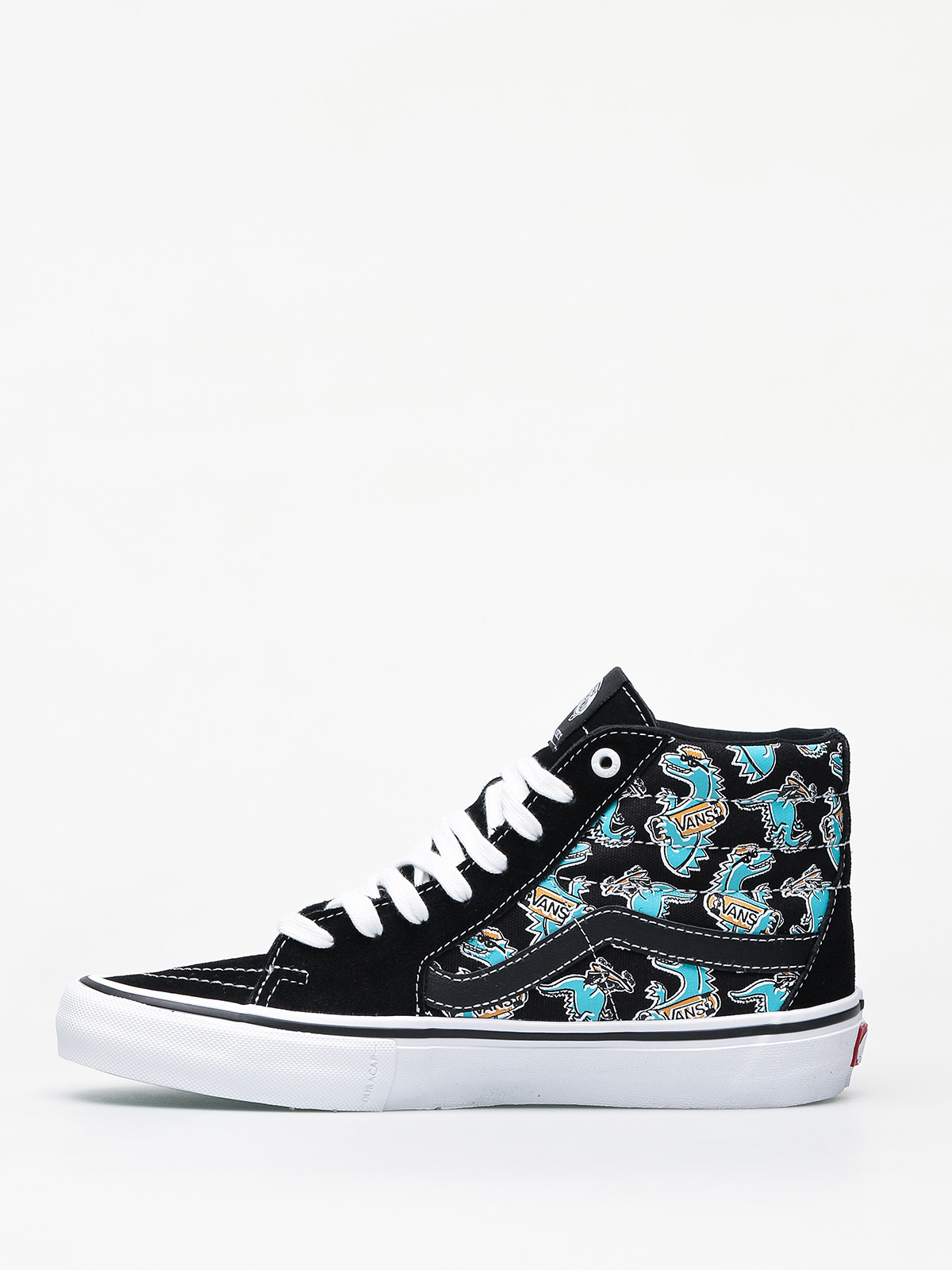 VANOSAUR VANS SK8-HI BLACK DINOSAUR PRINT HIGH TOP SNEAKERS MEN’S SIZE 13 Premium Sk8-Hi Shoes in Black| Vans CZ main image 3