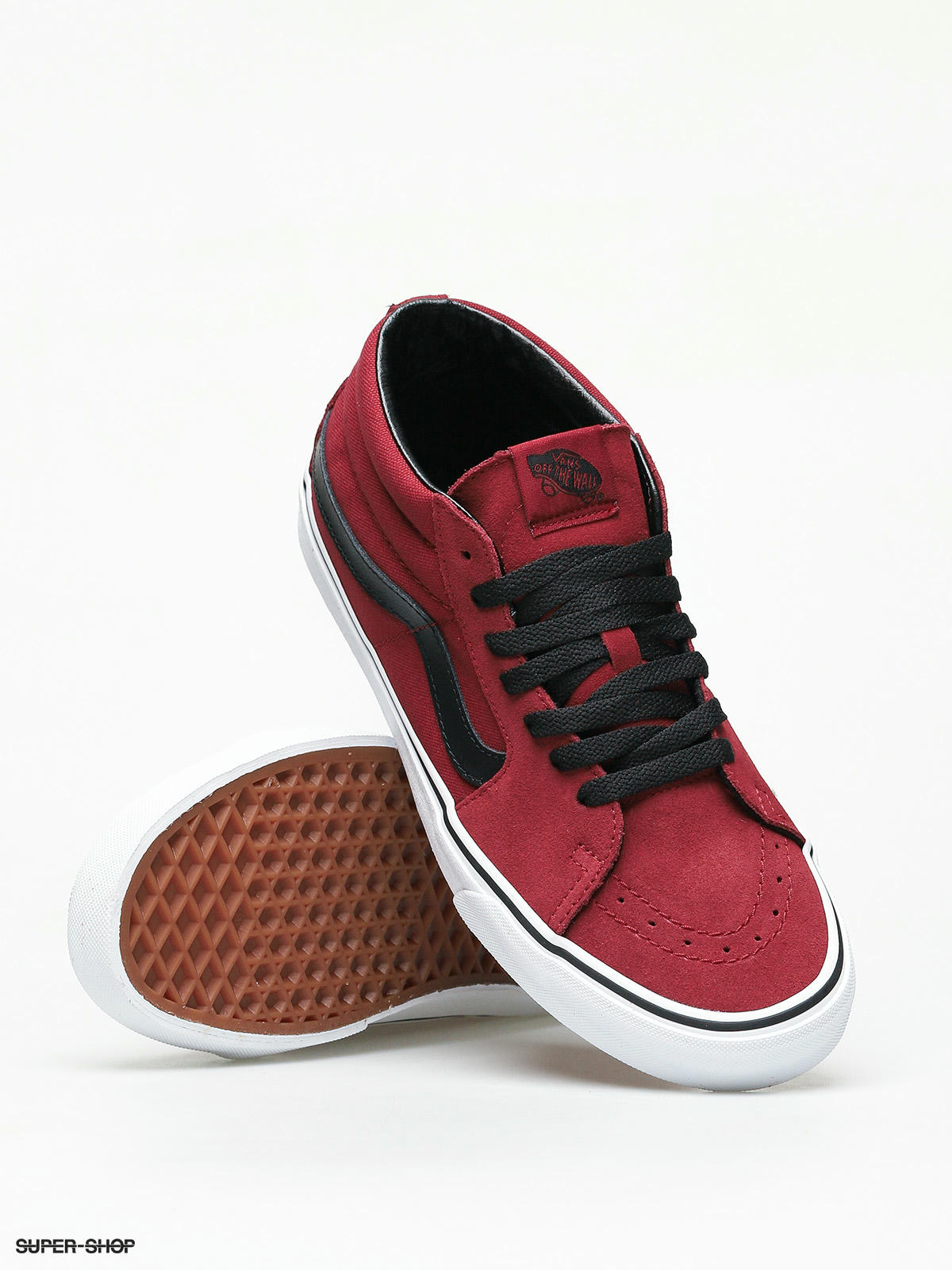 vans sk8 mid biking red