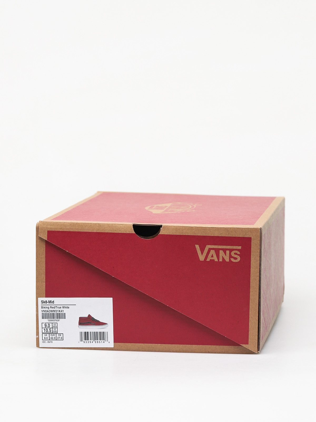 vans sk8 mid biking red