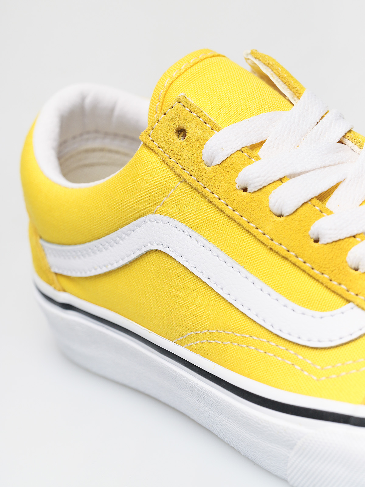 Vibrant shops yellow vans