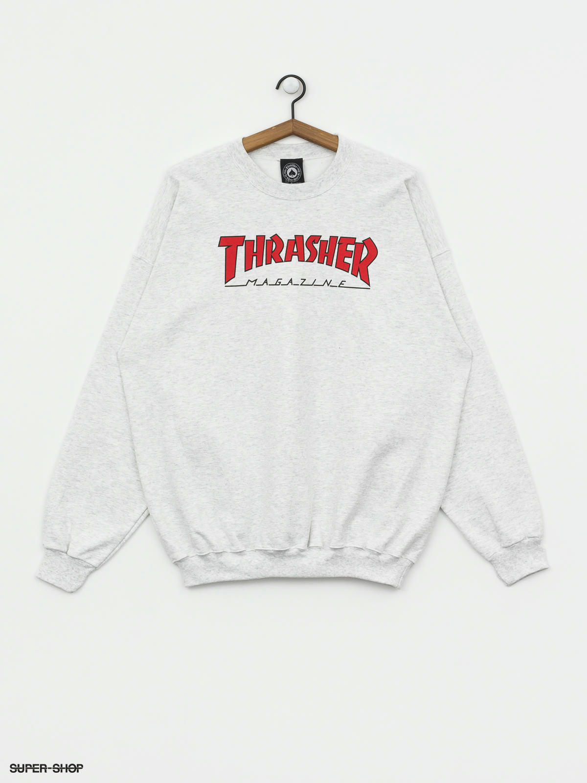 Thrasher Outlined Sweatshirt ash grey