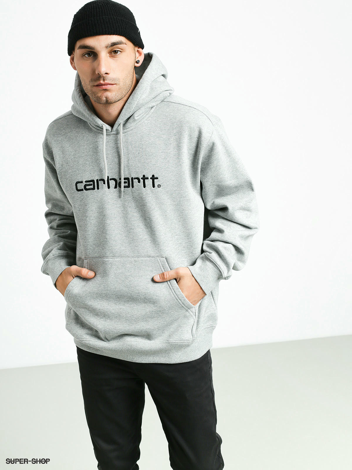 Carhartt wip 2025 grey hoodie