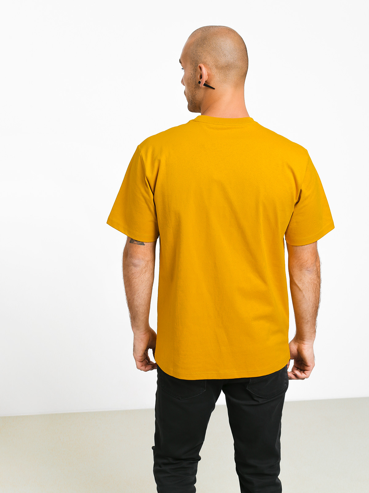 Carhartt WIP College Script T-shirt (colza/black)