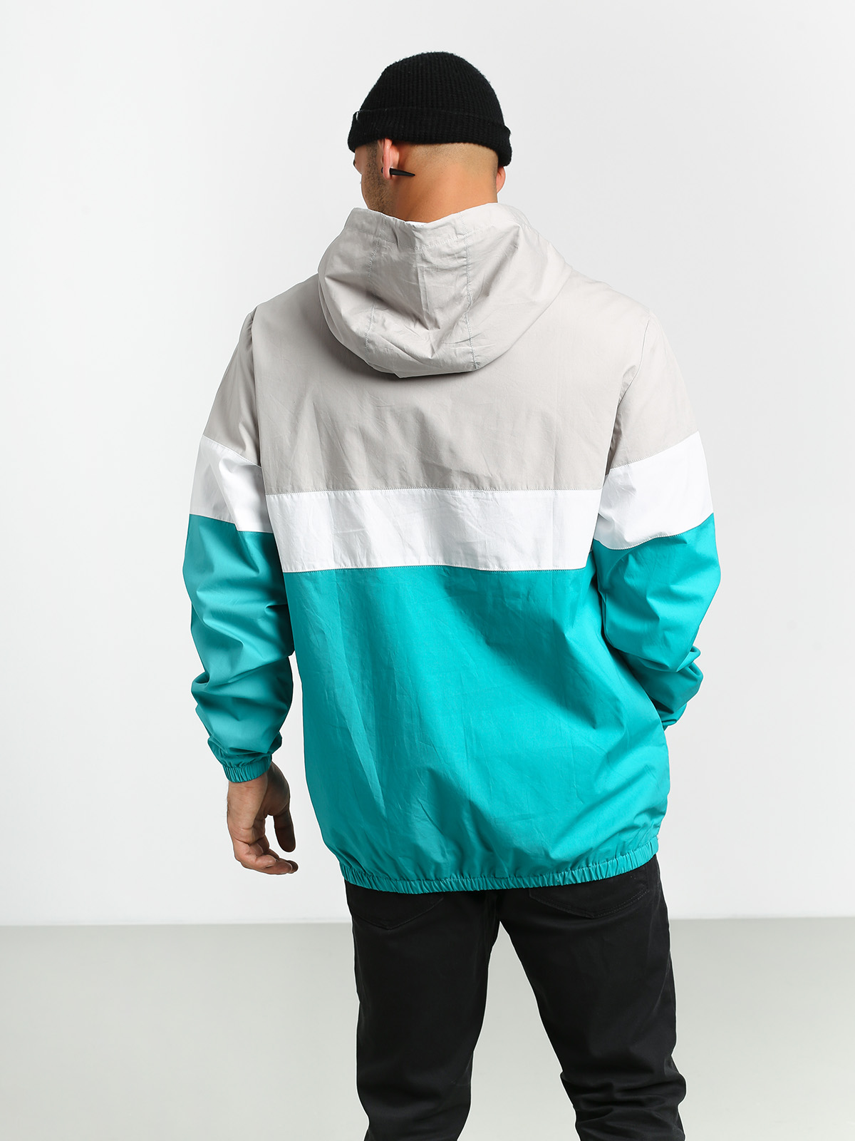 Enjoi Handout Jacket (grey/white/teal)