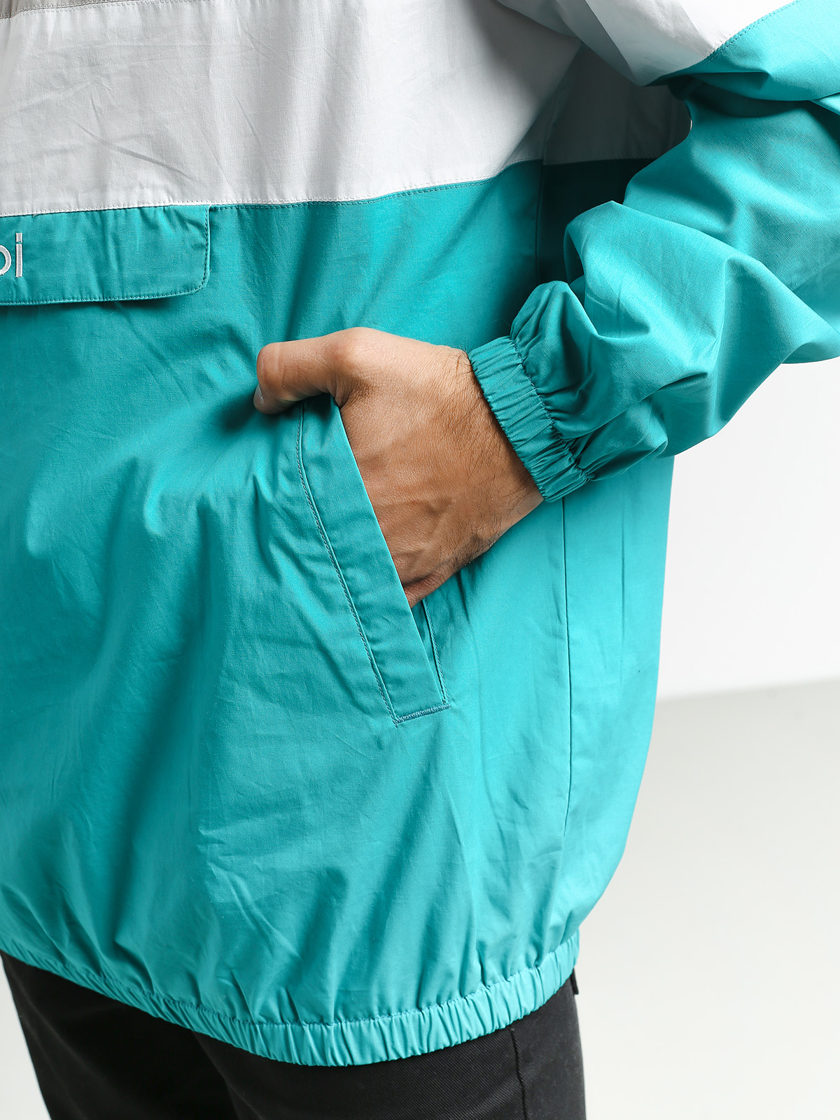 Enjoi Handout Jacket (grey/white/teal)