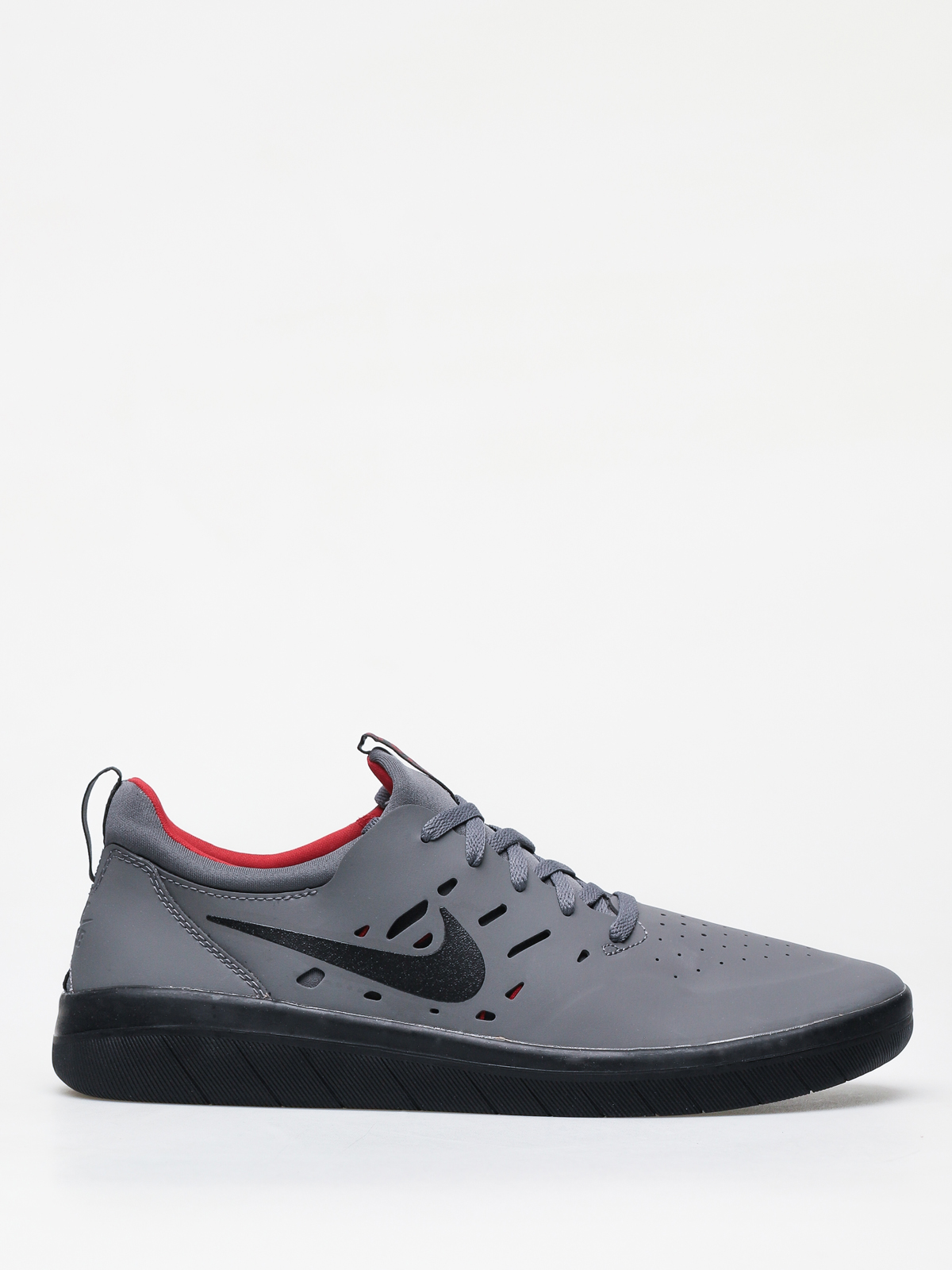 Nike SB Nyjah Free Shoes (dark grey/black gym red)