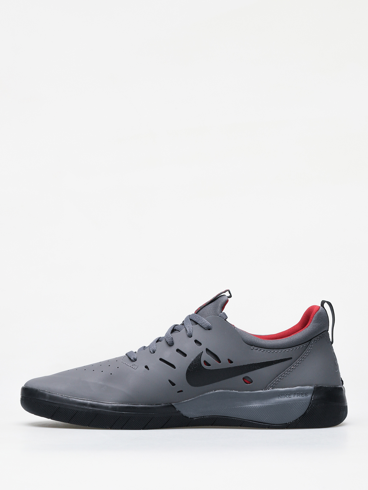 Nike SB Nyjah Free Shoes (dark grey/black gym red)