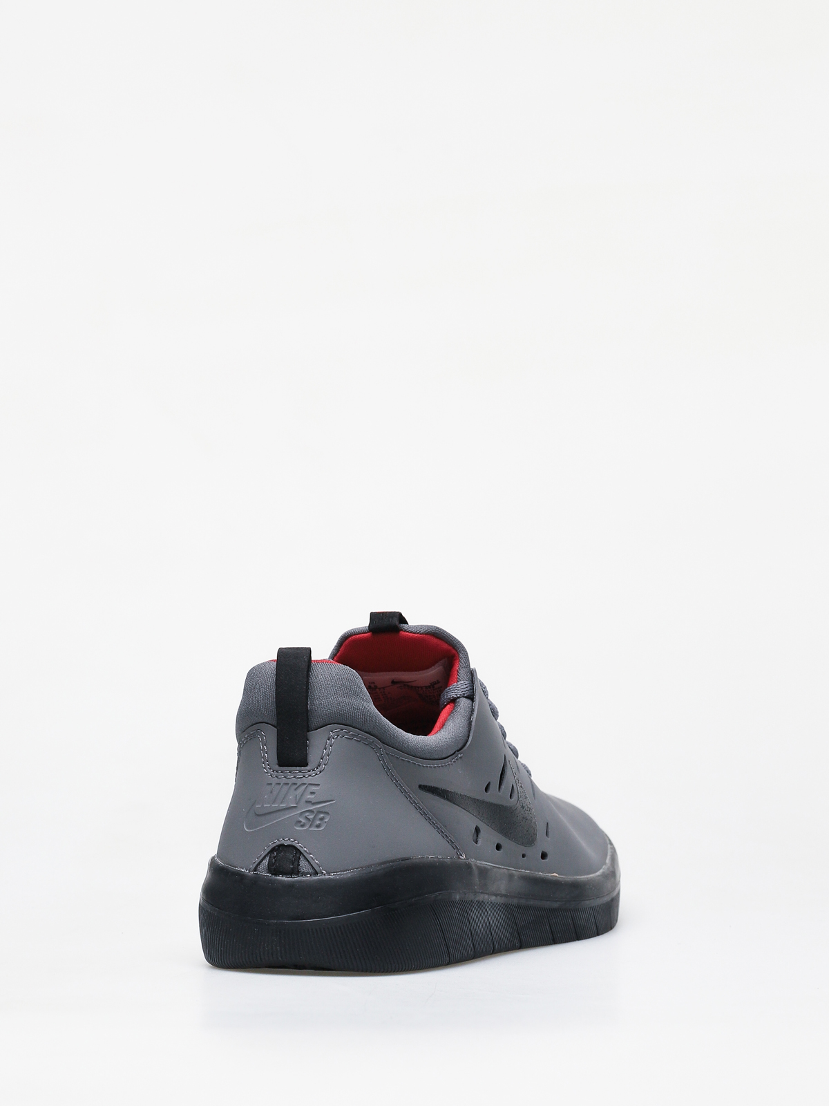 Nike SB Nyjah Free Shoes (dark grey/black gym red)