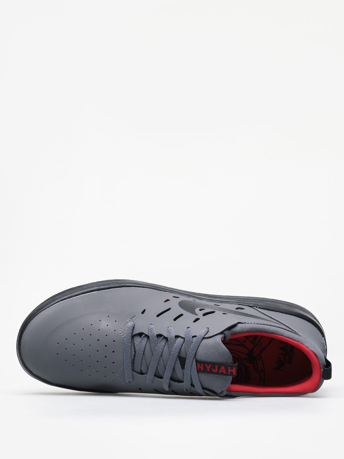 Nike SB Nyjah Free Shoes (dark grey/black gym red)