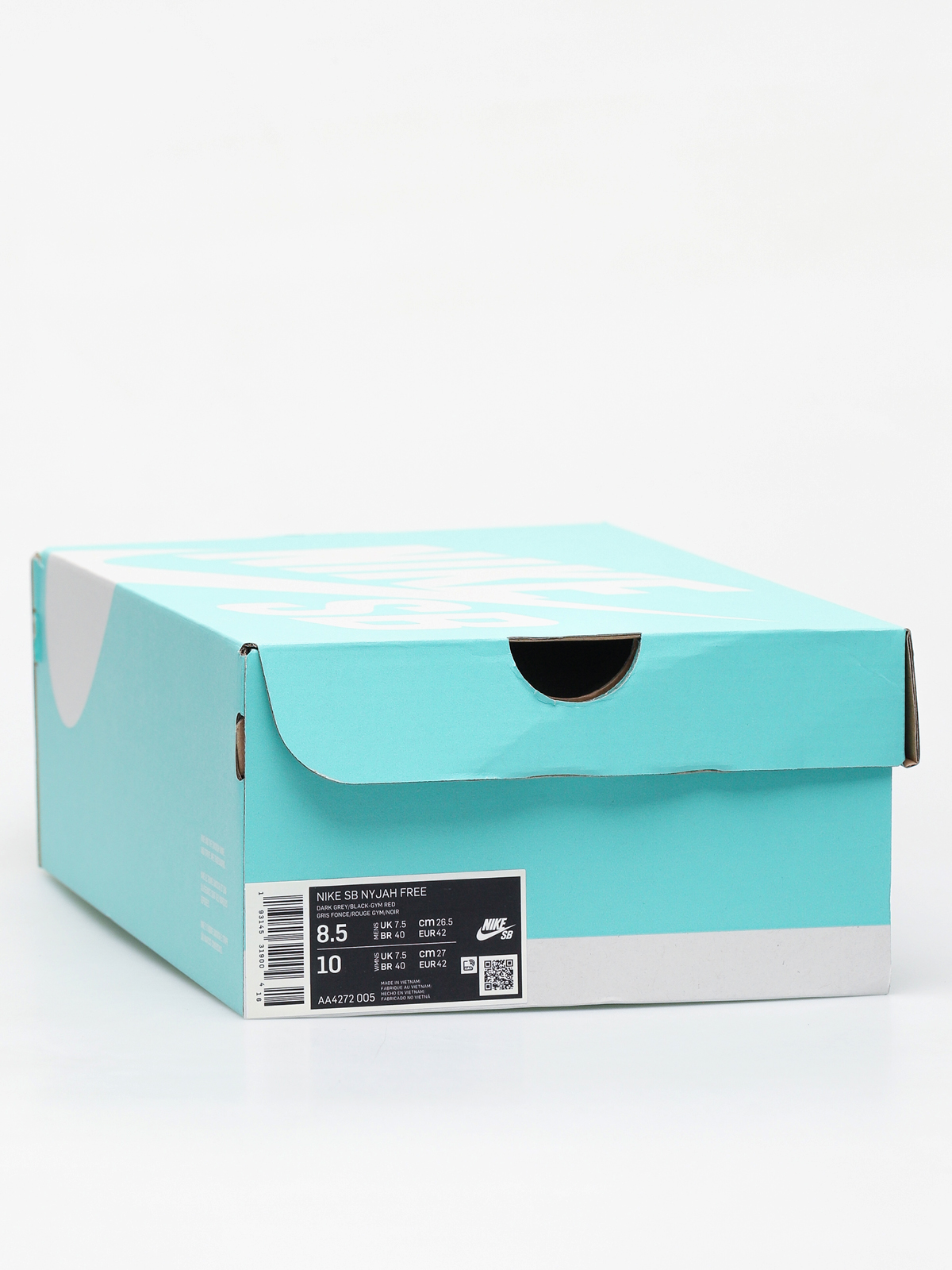 Nike SB Nyjah Free Shoes (dark grey/black gym red)