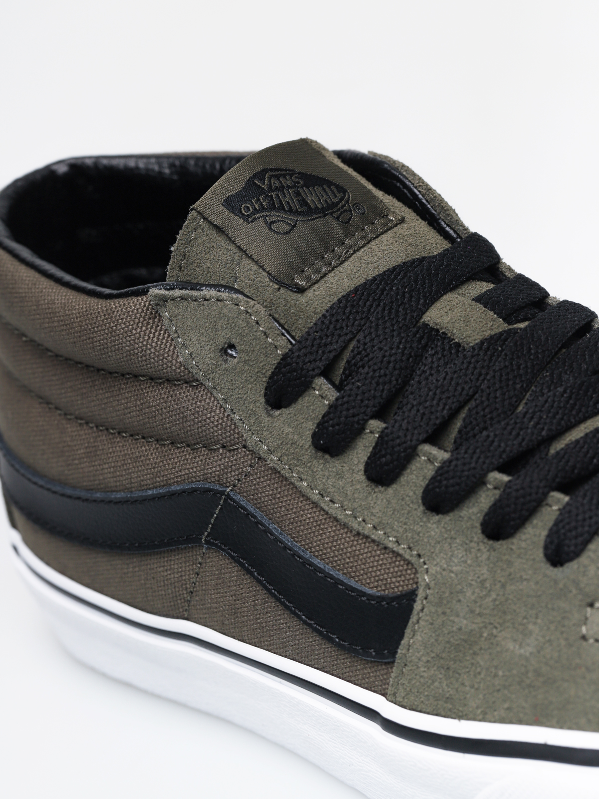 Vans Sk8 Mid Shoes (grape leaf/true white)