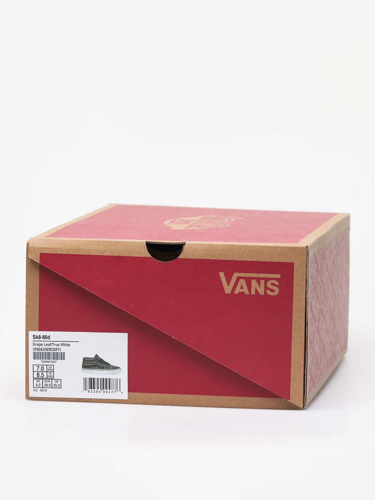 Vans Sk8 Mid Shoes (grape leaf/true white)