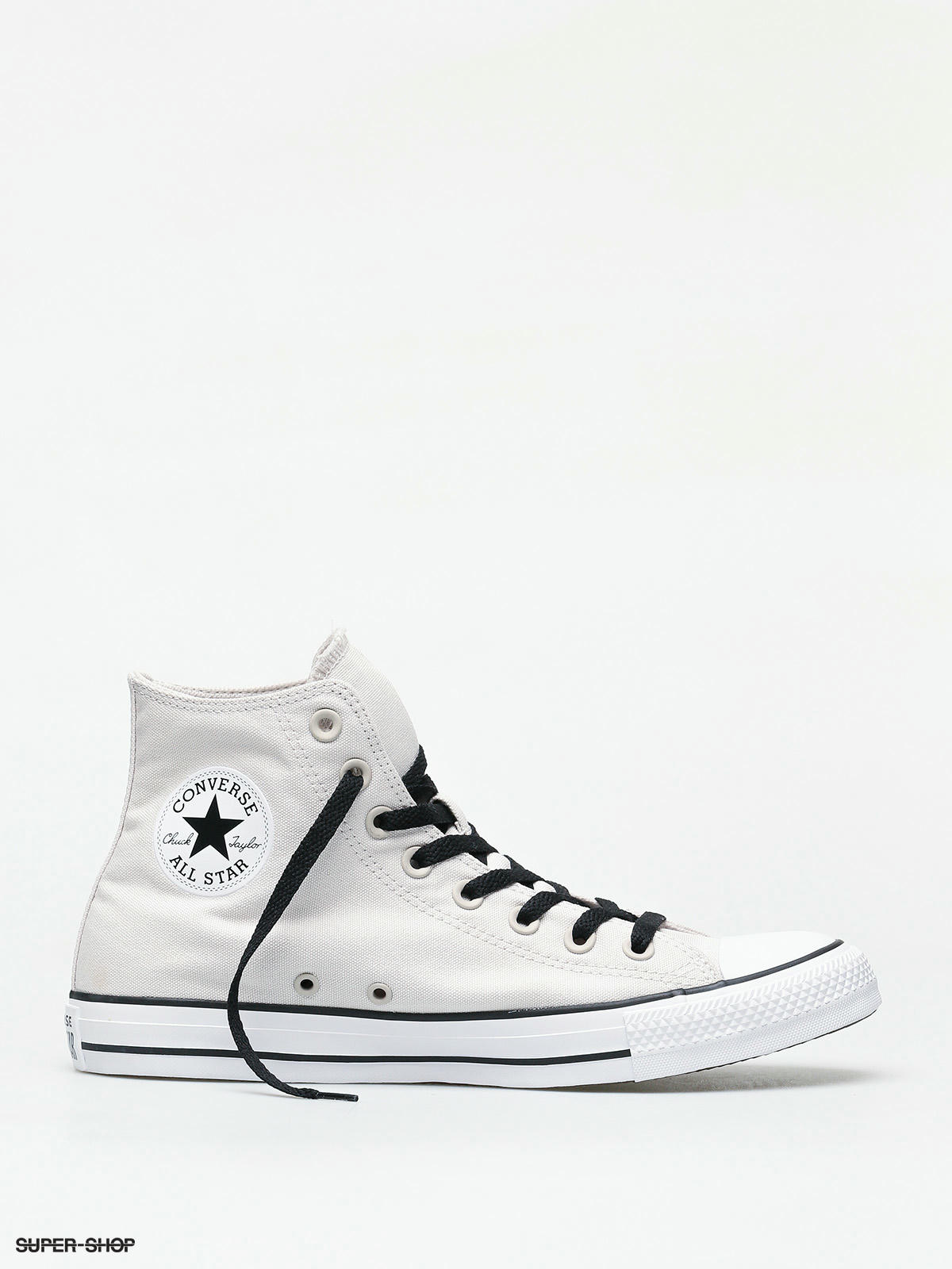 converse black and white high cut