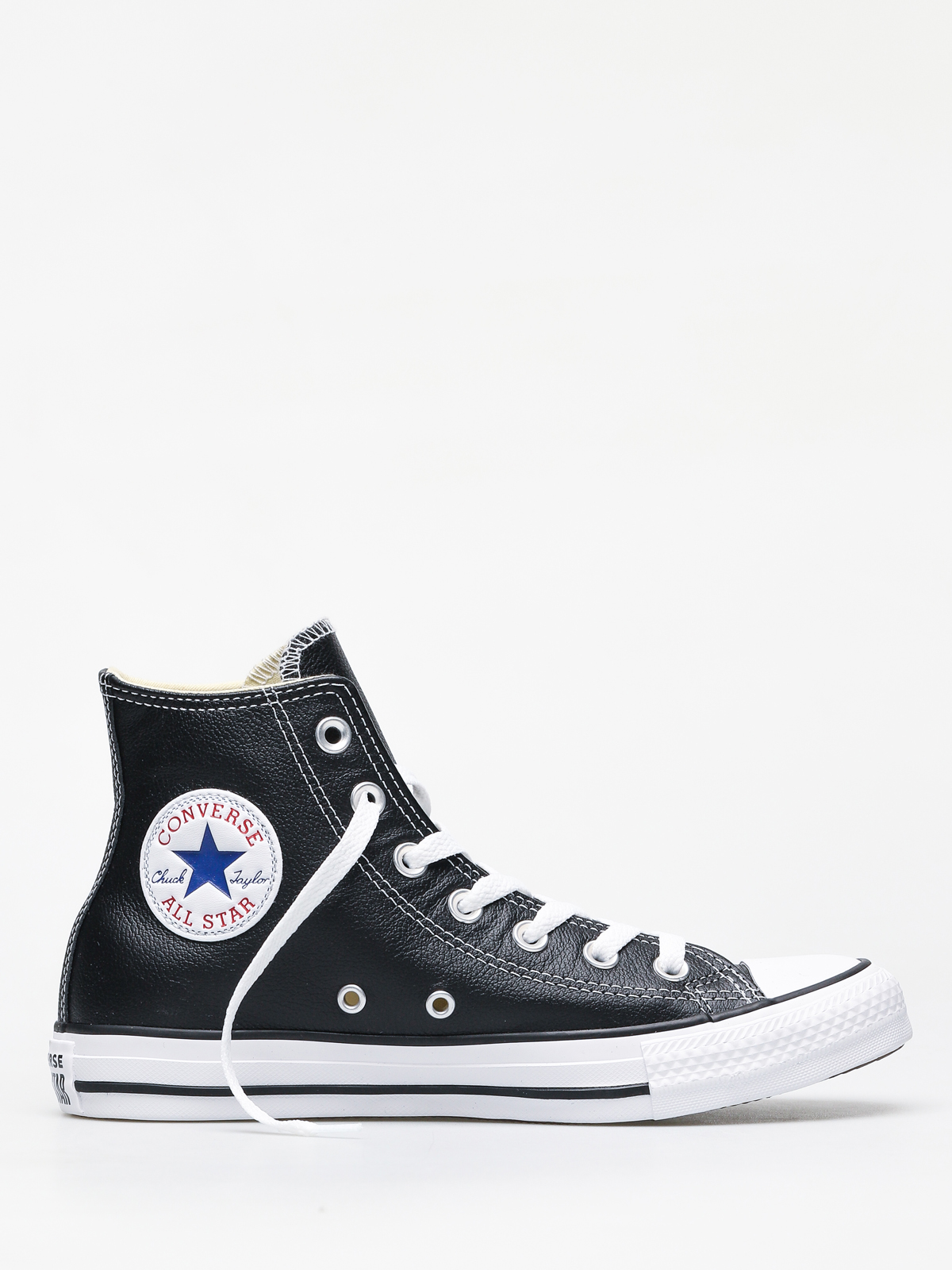 Converse Chuck Taylor All Star Hi Leather Chucks black (blk)