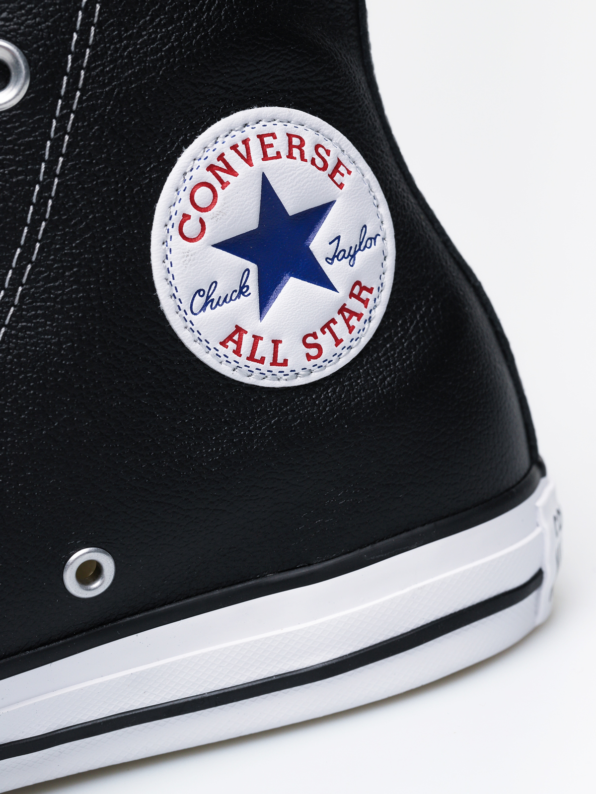 Converse Chuck Taylor All Star Hi Leather Chucks (blk)