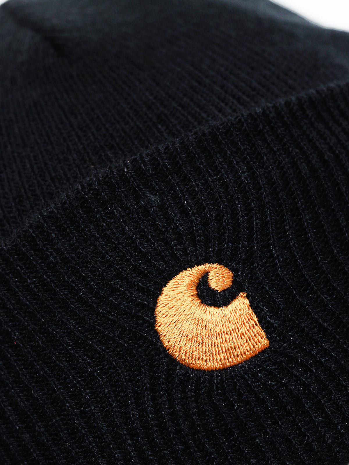 Carhartt WIP Chase Beanie (black/gold)