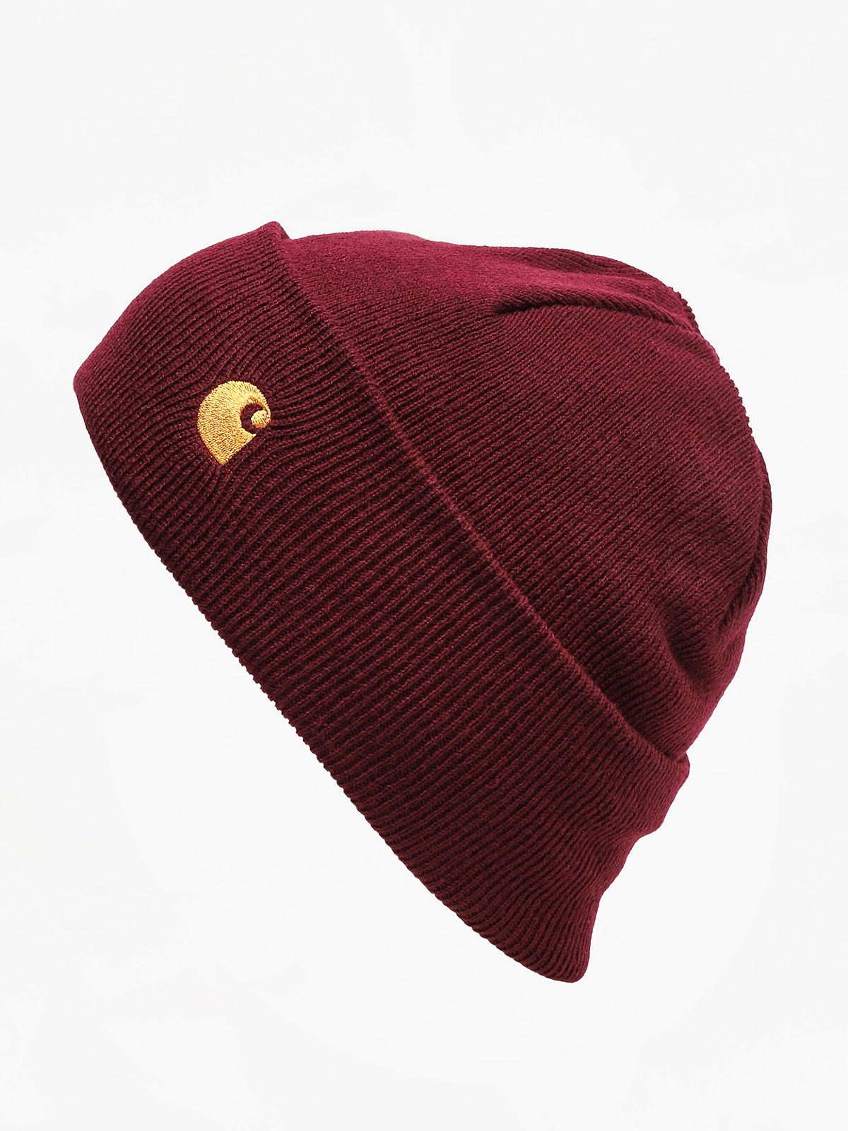 Carhartt WIP Chase Beanie (merlot/gold)