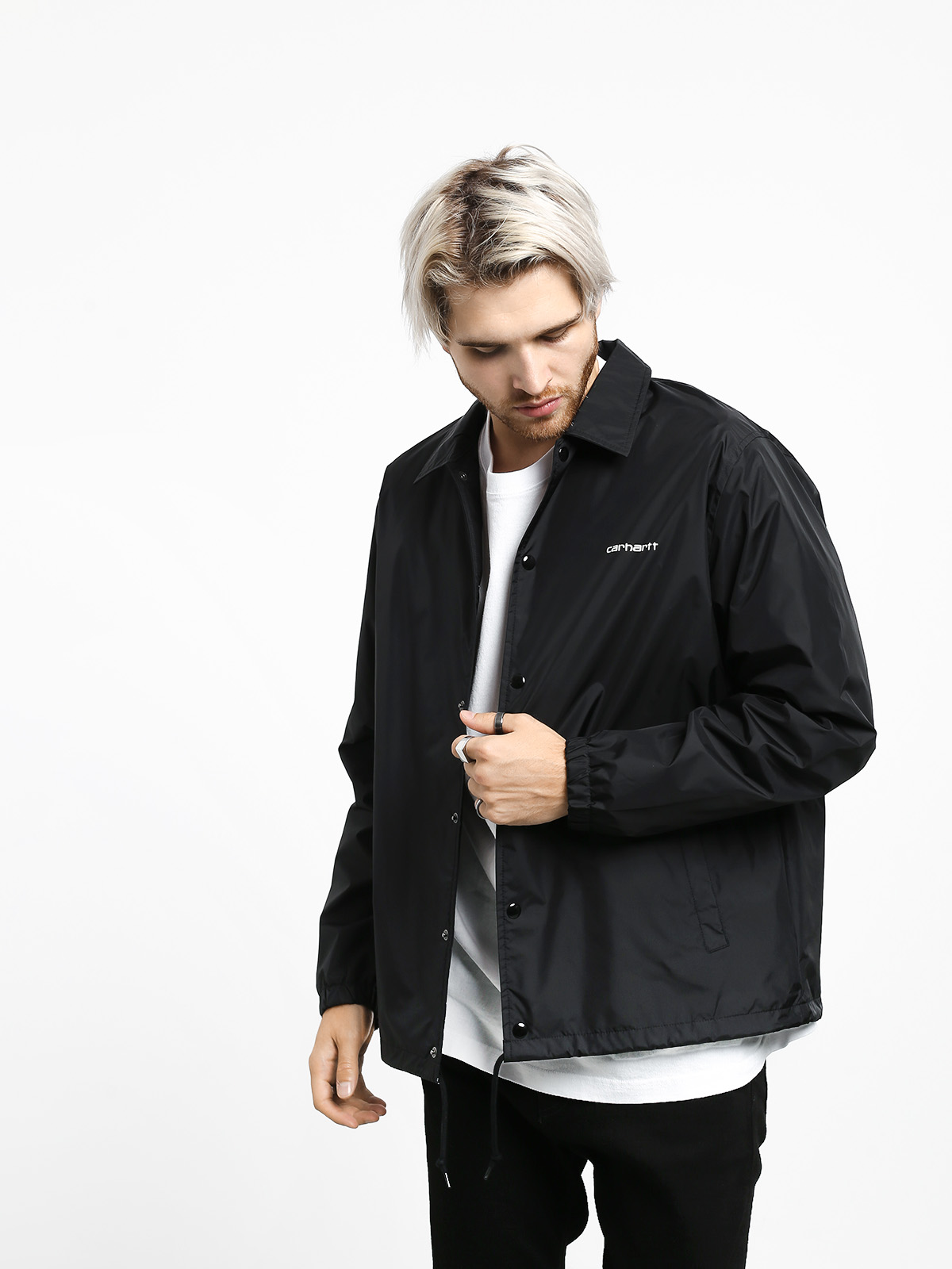 Carhartt WIP Carhartt Script Coach Jacket (black/wax)