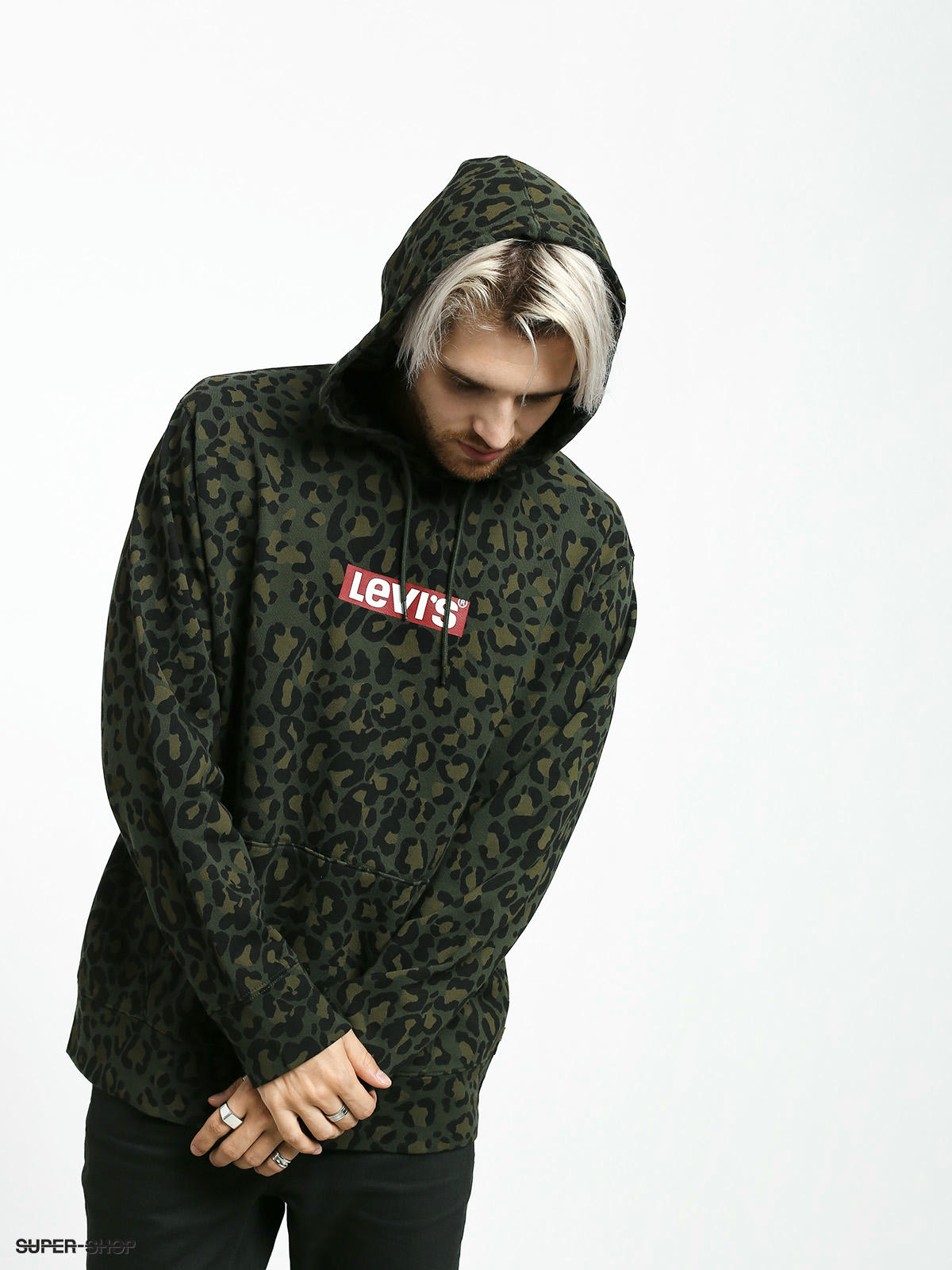 Levi's Graphic Box HD Hoodie (bubble cheetah/olive woods)