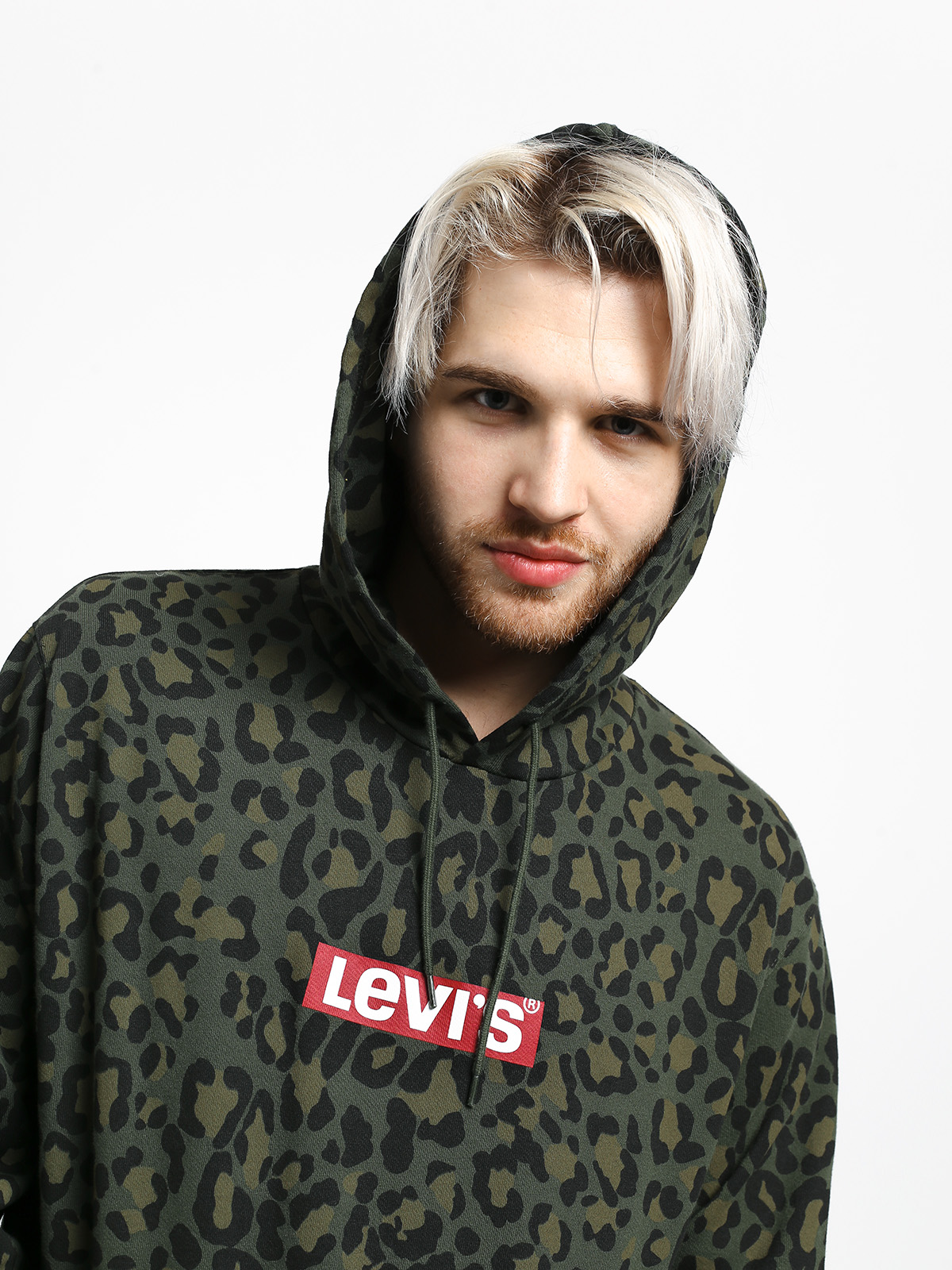 Levi's Graphic Box HD Hoodie (bubble cheetah/olive woods)