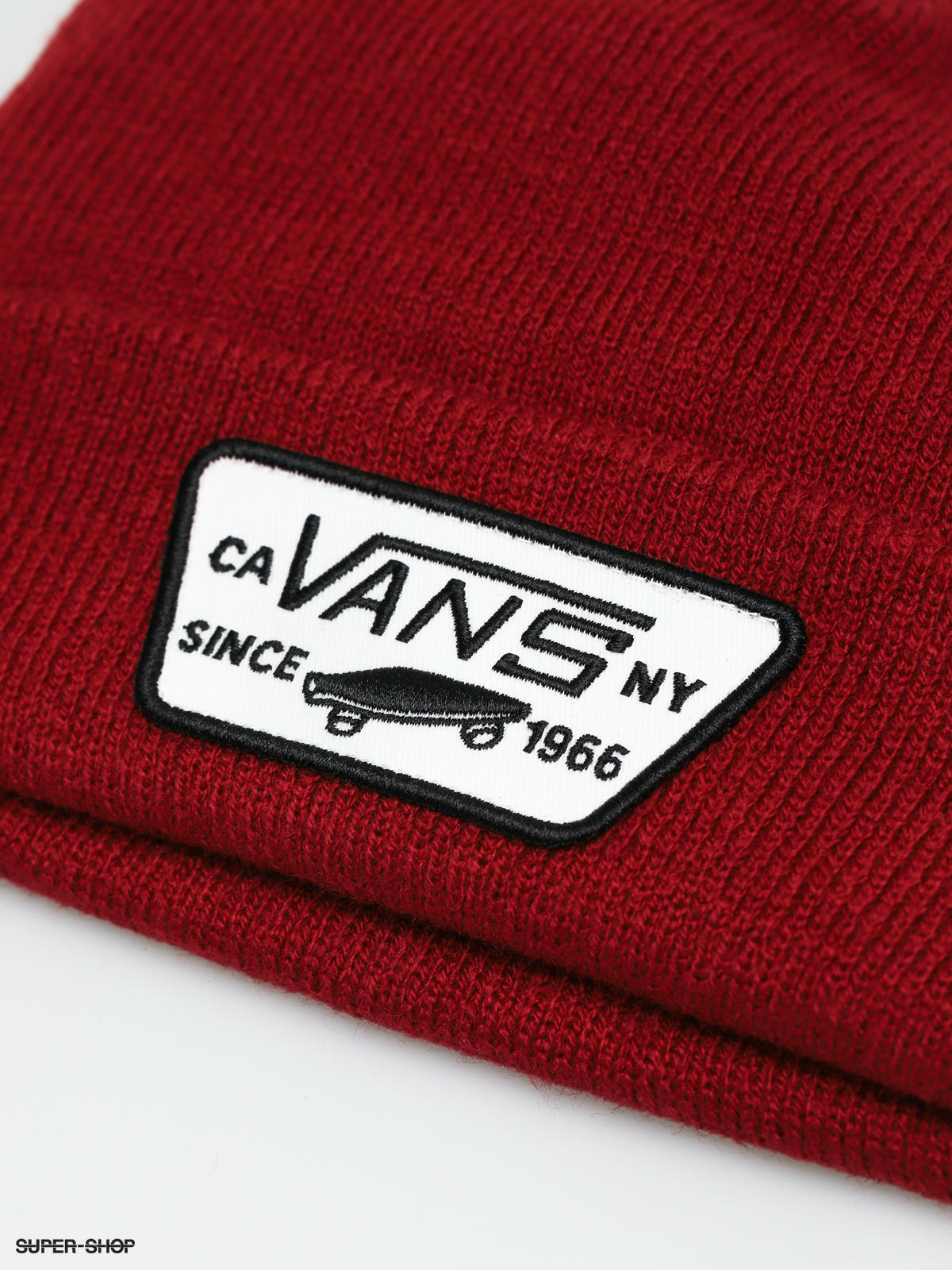 vans milford beanie red