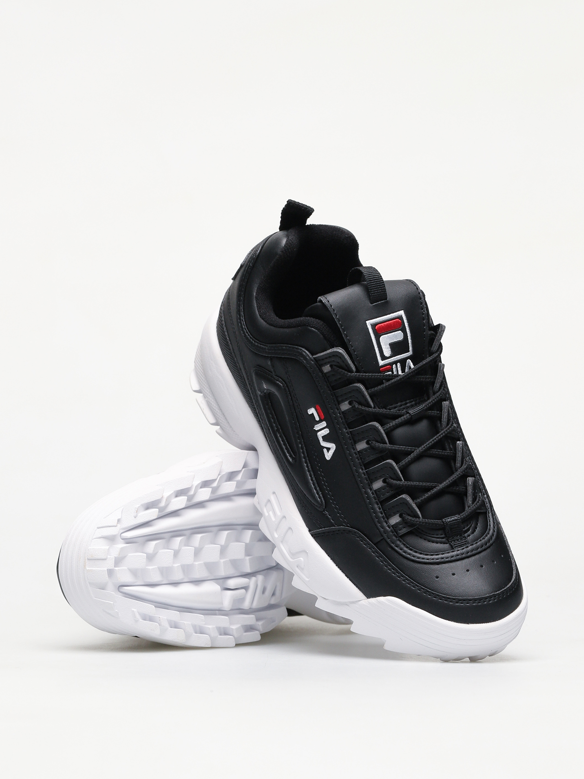 Fila disruptor outlet low black white