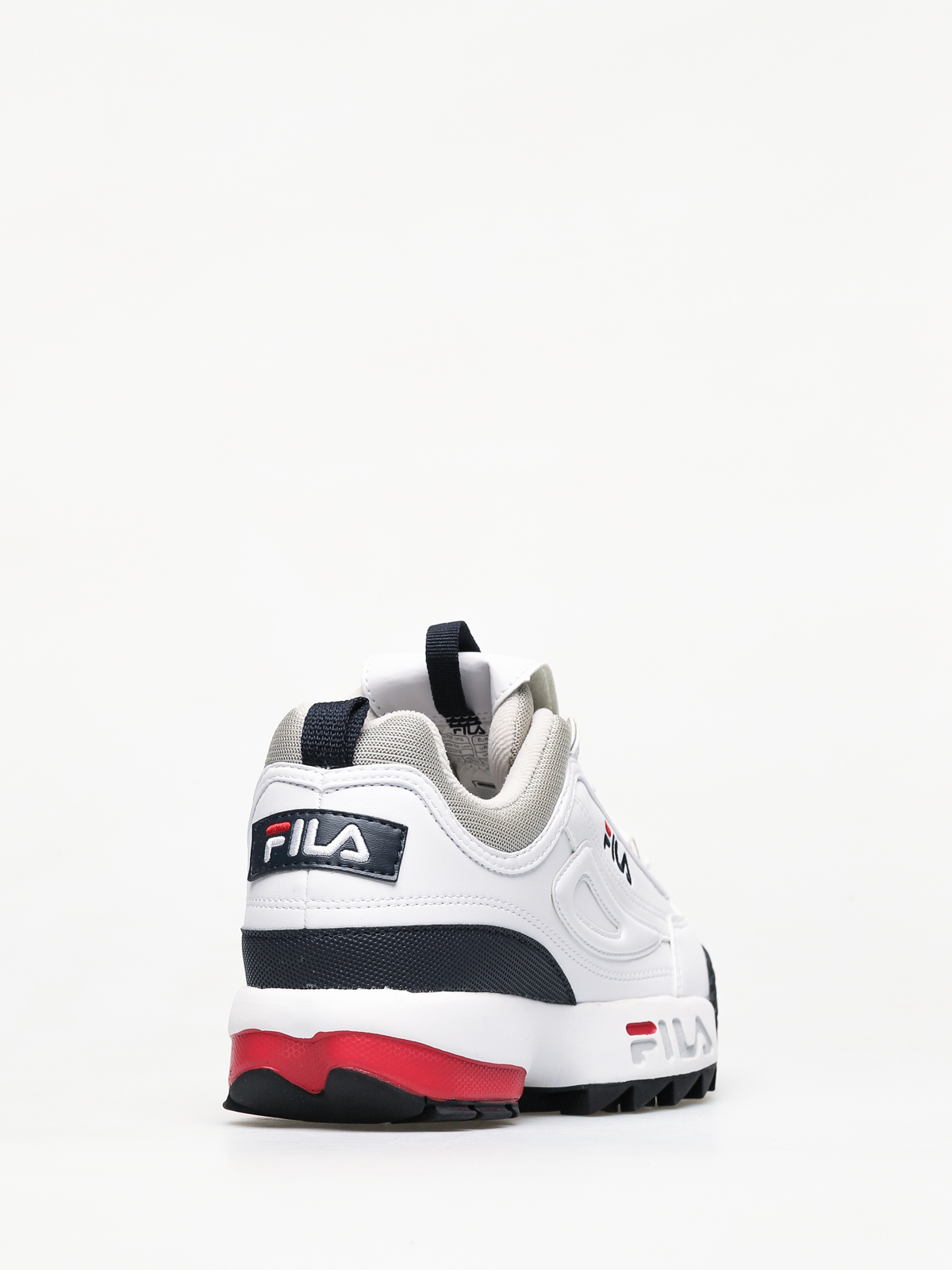 fila disruptor orange white