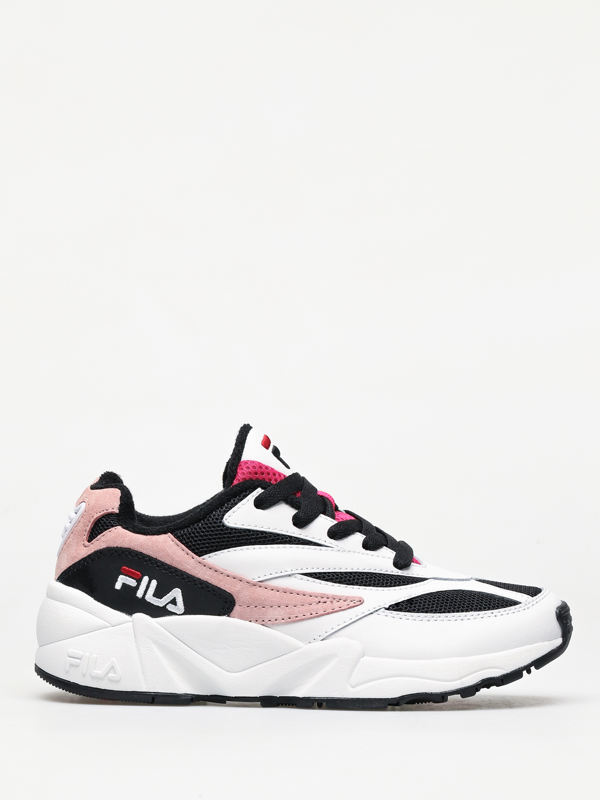 Fila V94M Low Shoes Wmn (white/black/quartz pink)