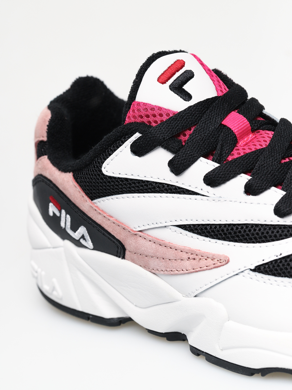 Fila V94M Low Shoes Wmn (white/black/quartz pink)