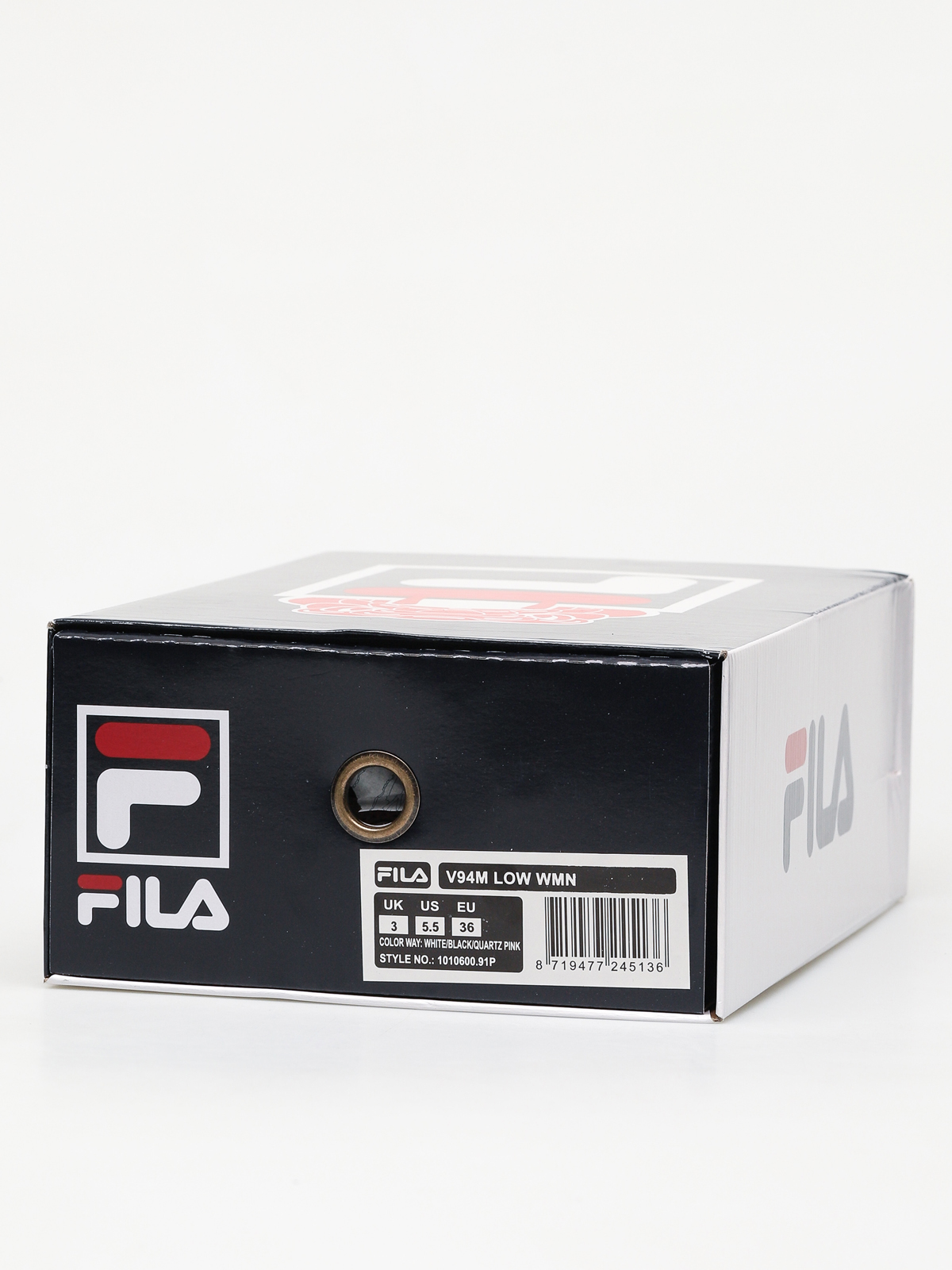 Fila V94M Low Shoes Wmn (white/black/quartz pink)