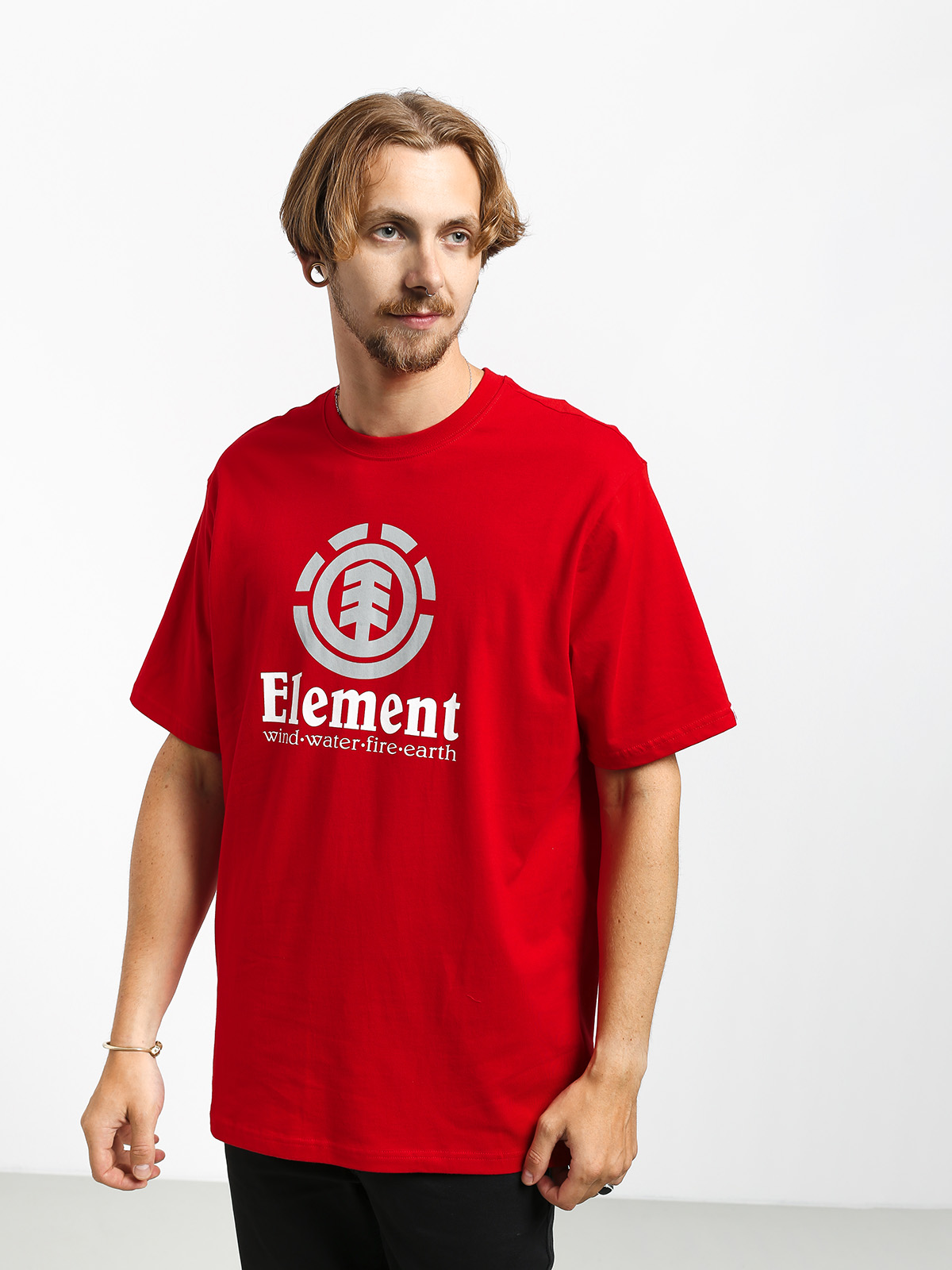 Element Vertical T-shirt (fire red)