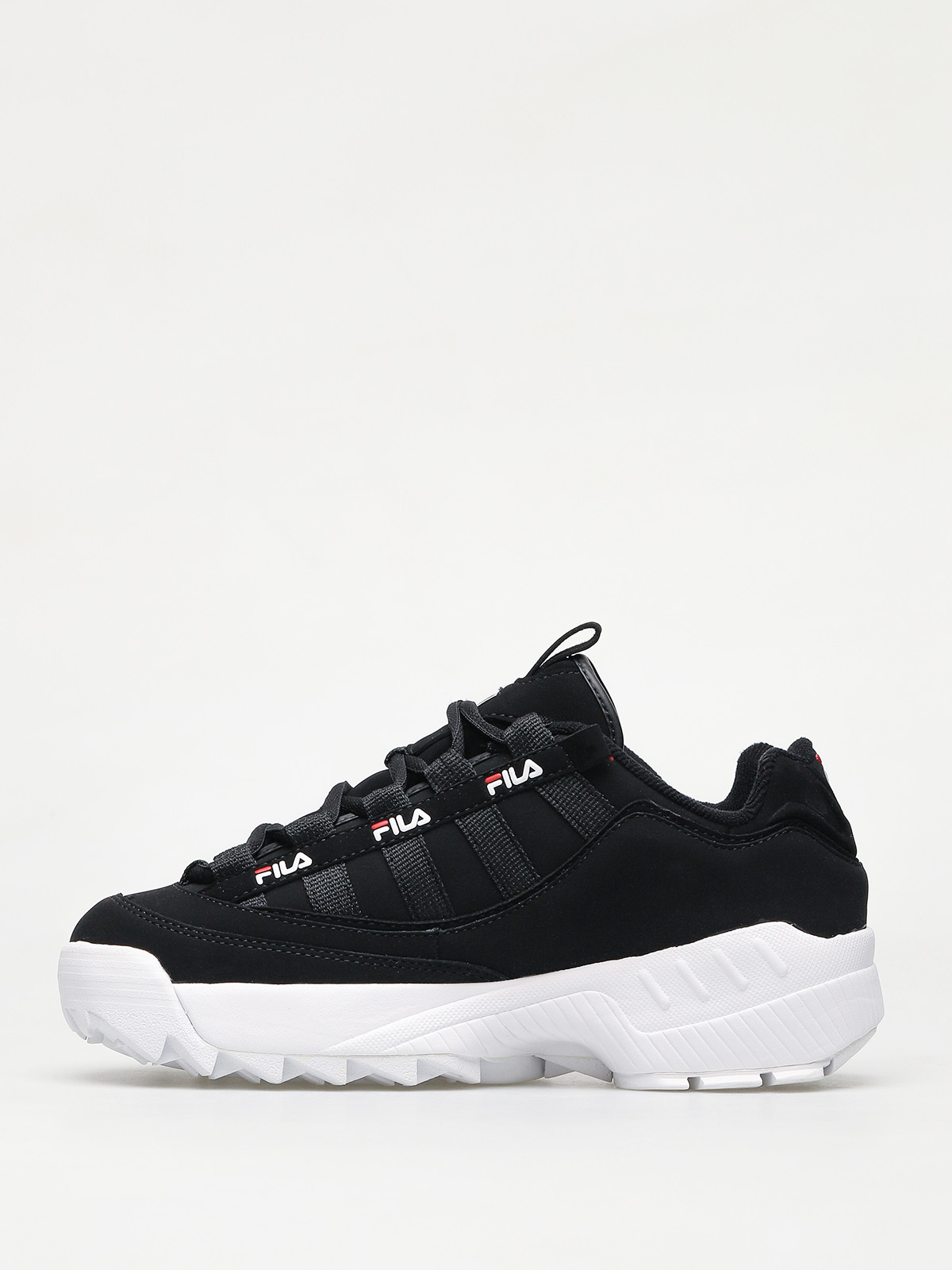 Fila D Formation Shoes (black/white/fila red)