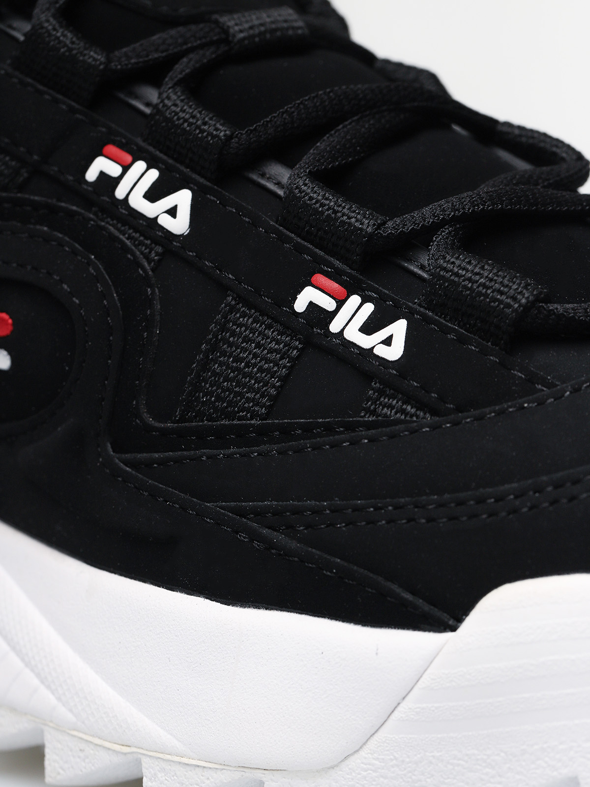 Fila D Formation Shoes (black/white/fila red)