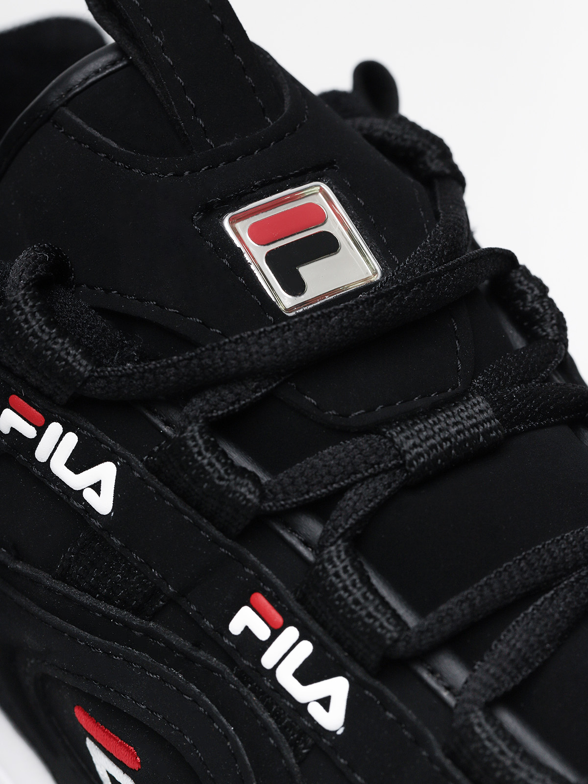 Fila D Formation Shoes (black/white/fila red)