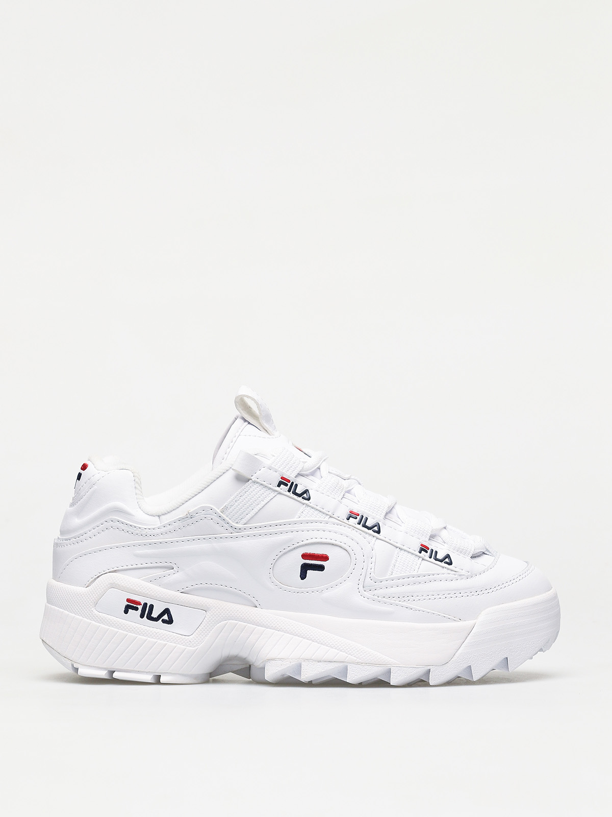 Fila D Formation Shoes Wmn (white/fila navy/fila red)