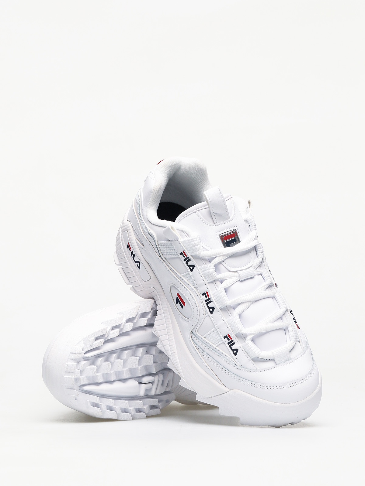 Fila D Formation Shoes Wmn (white/fila navy/fila red)