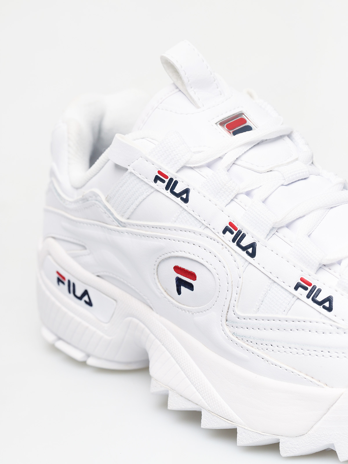 Fila D Formation Shoes Wmn (white/fila navy/fila red)