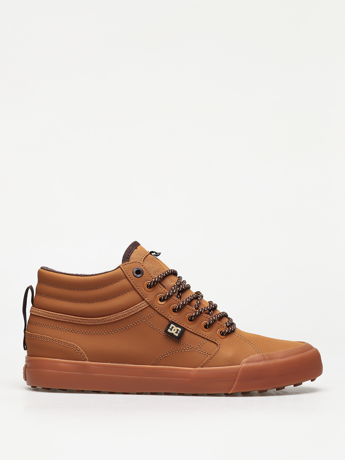 DC Evan Hi Wnt Shoes (wheat/dk chocolate)