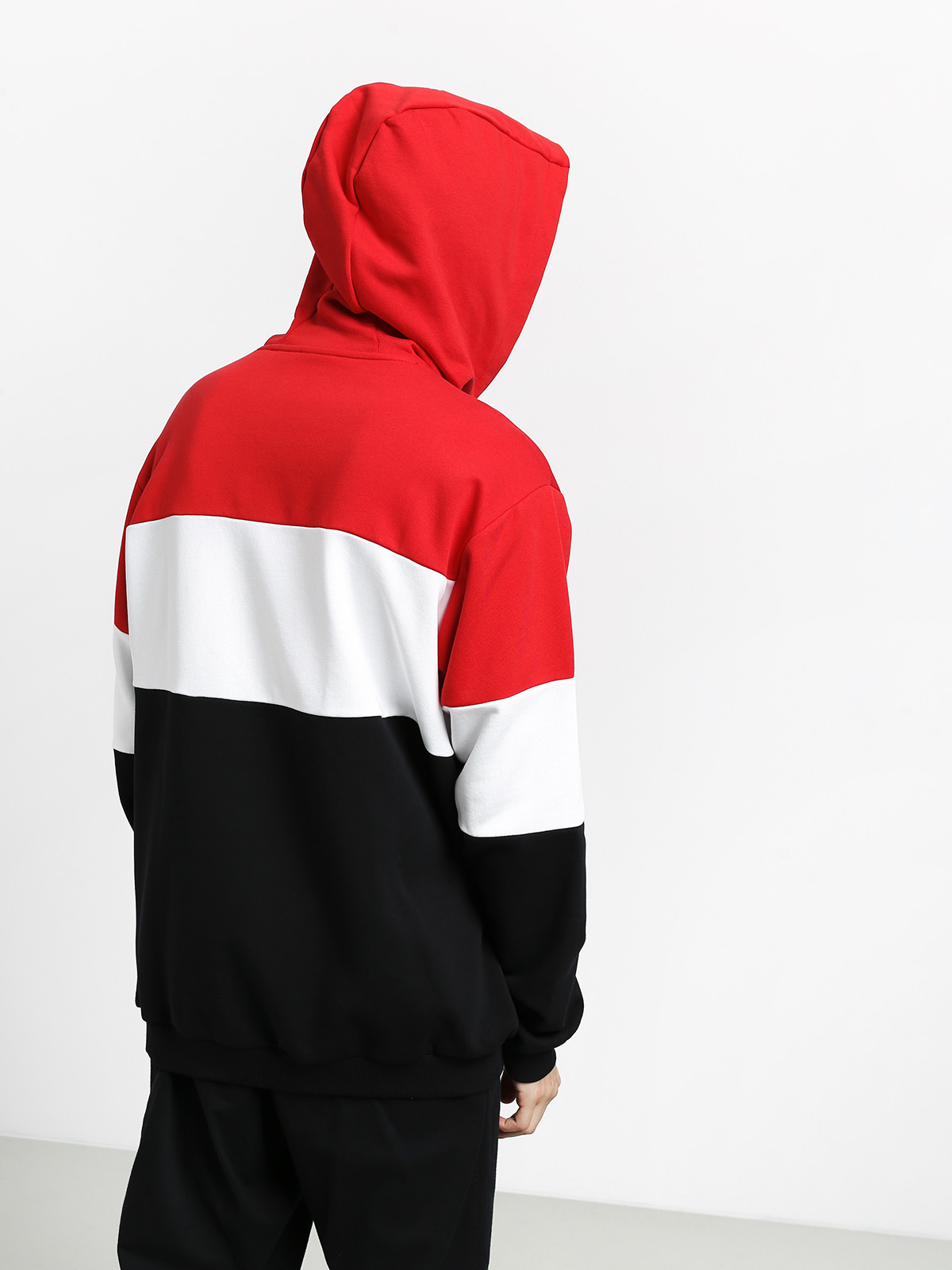 Fila Night Blocked HD Hoodie (true red/black/bright white)