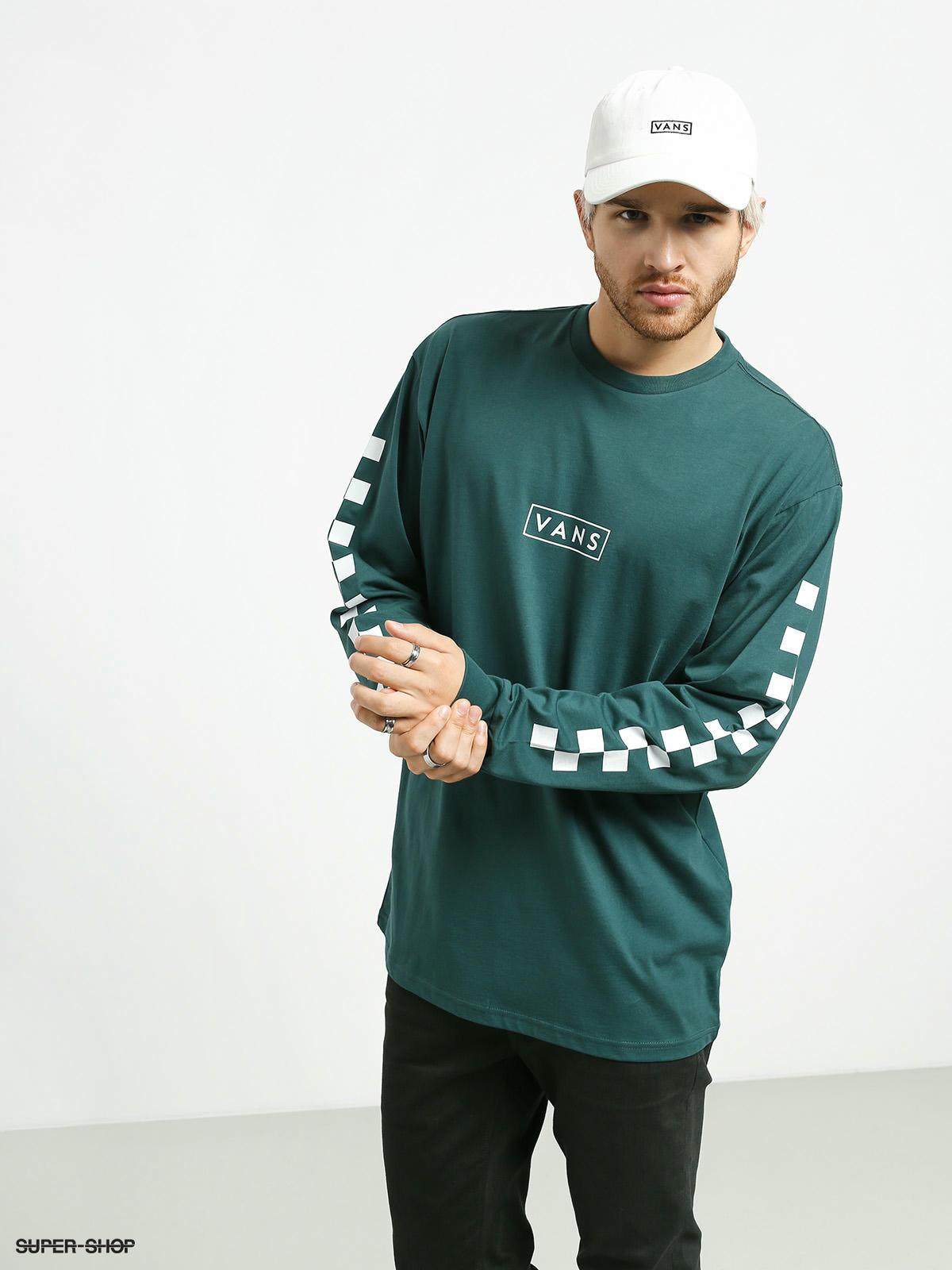 vans long sleeve green