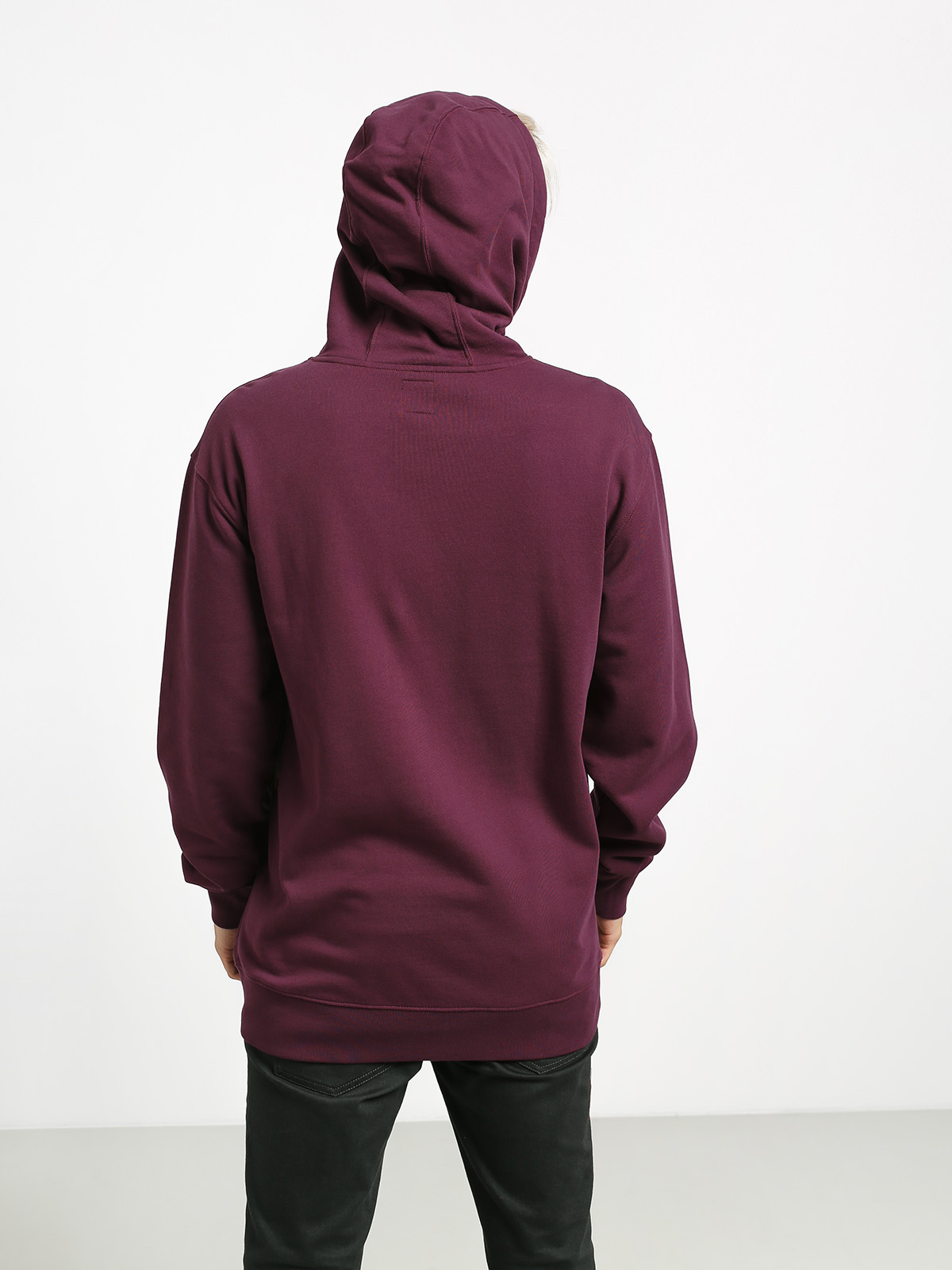 burgundy vans sweater