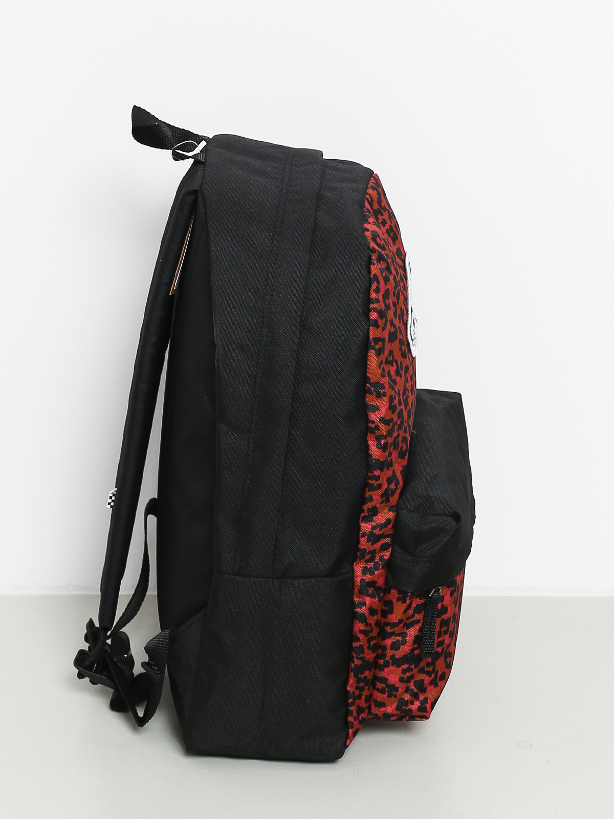 Vans Realm Backpack Wmn red (wild leopard)