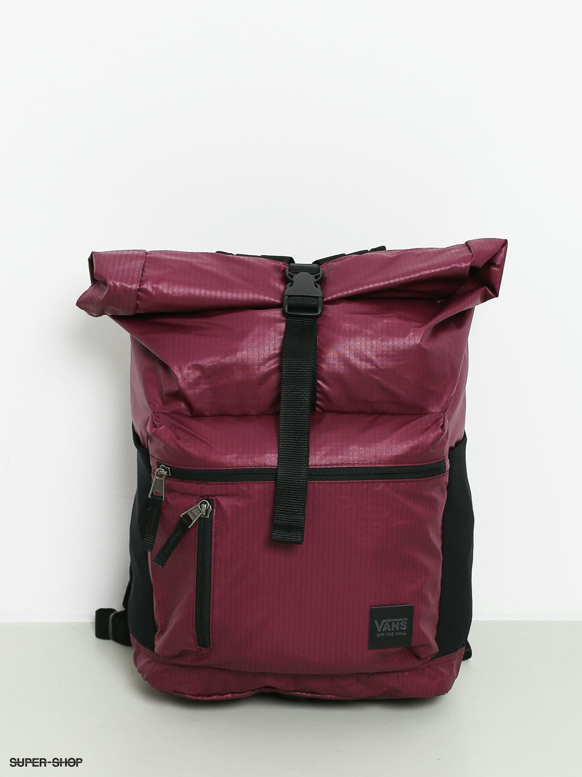 burgundy backpack vans