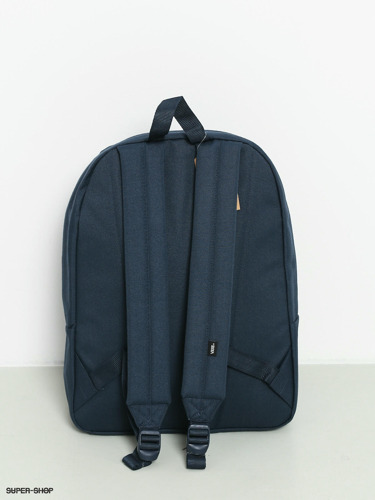 vans leather backpack