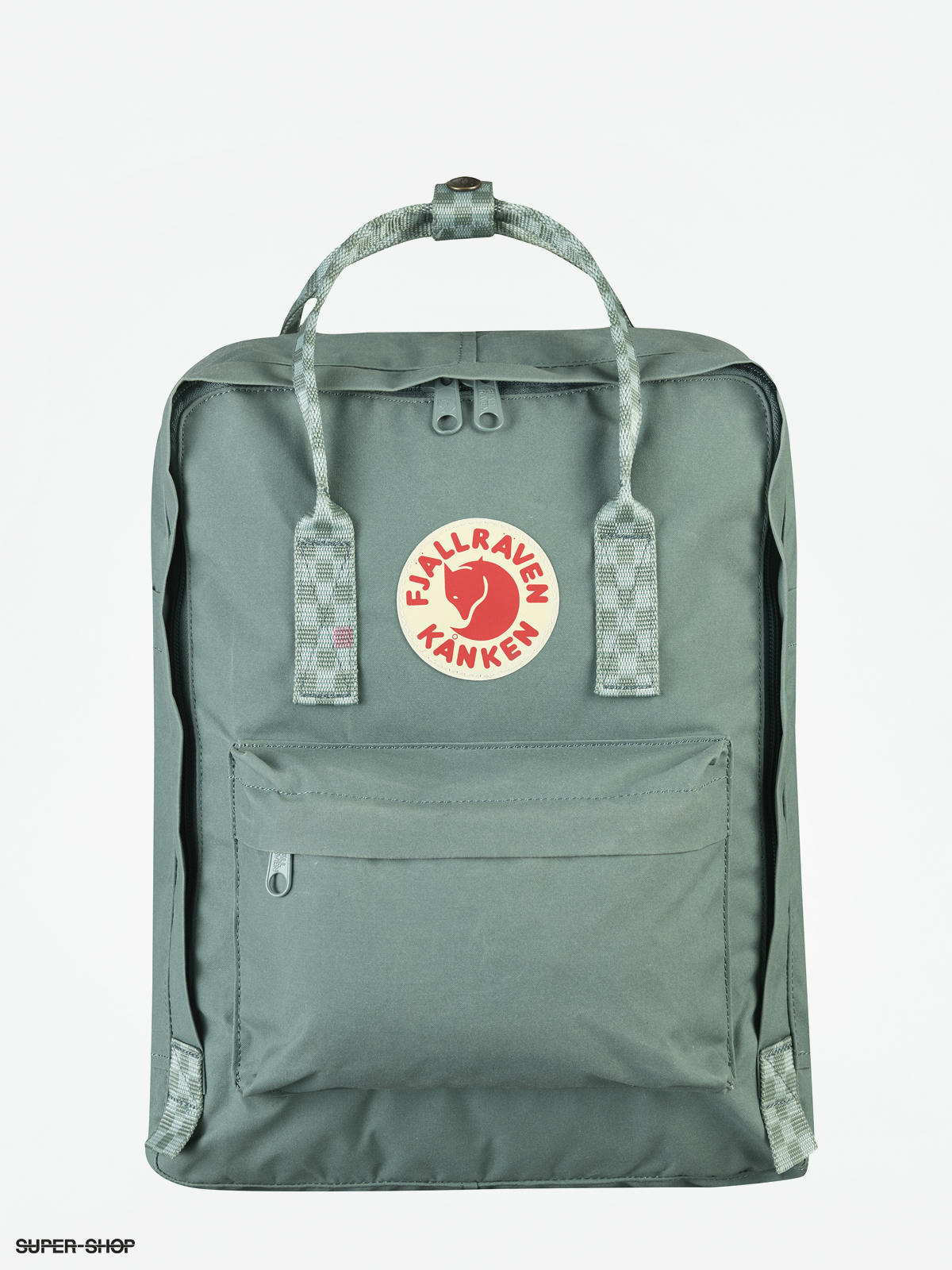 Fjallraven kanken 2025 frost green chess