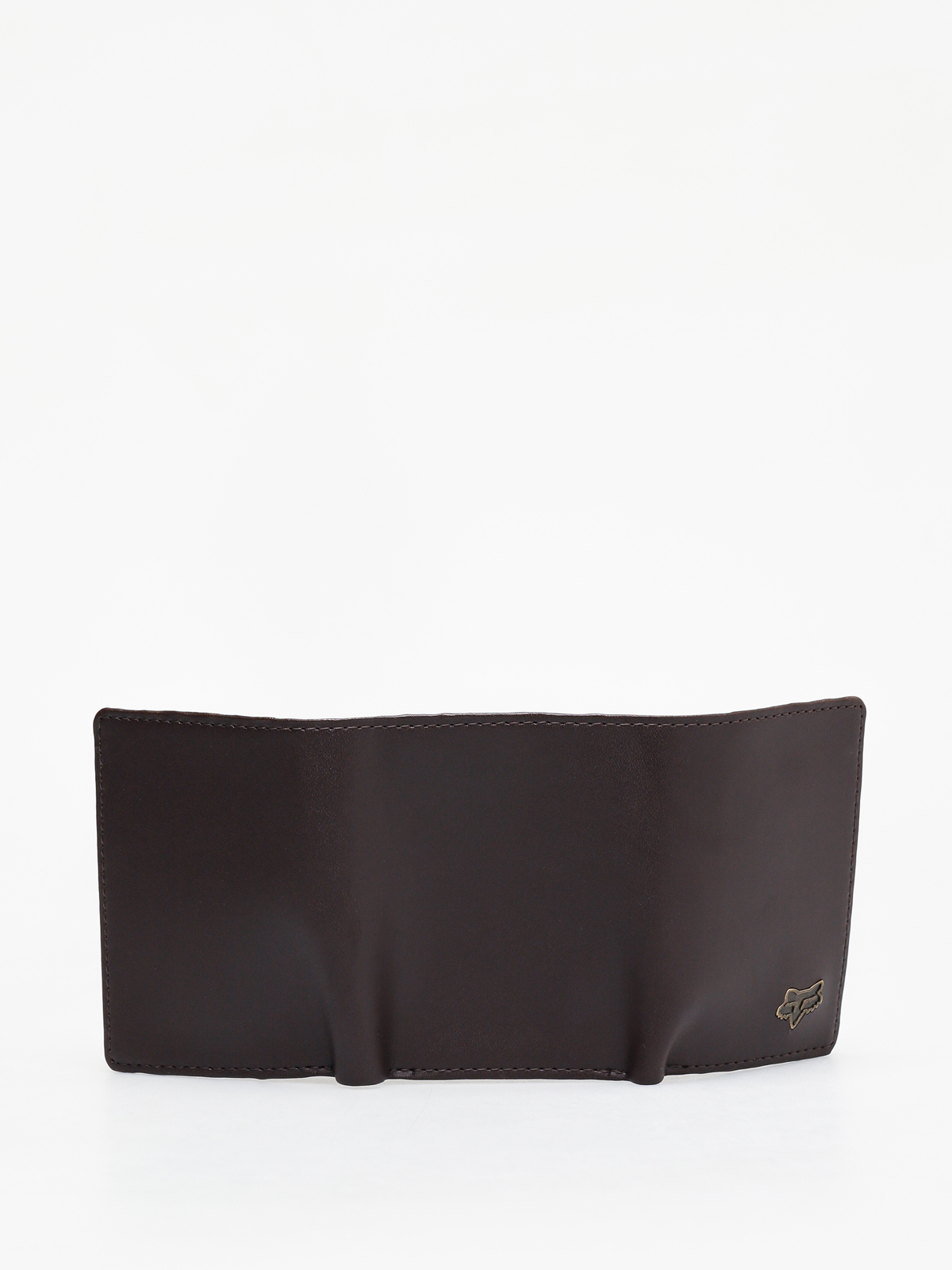 Fox Trifold Leather Wallet (brn)